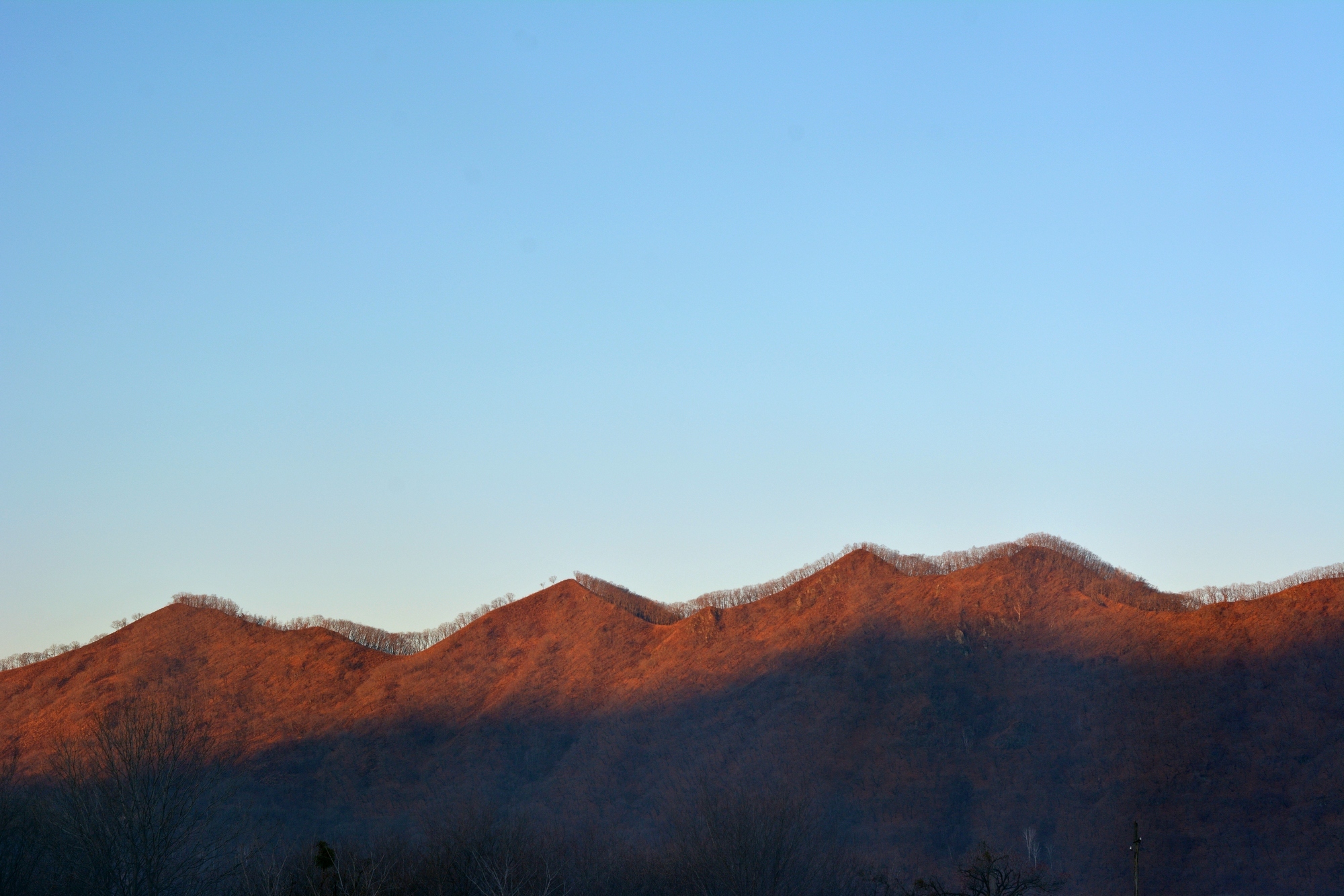 Morning - My, The photo, Morning, Hills, Primorsky Krai, Autumn