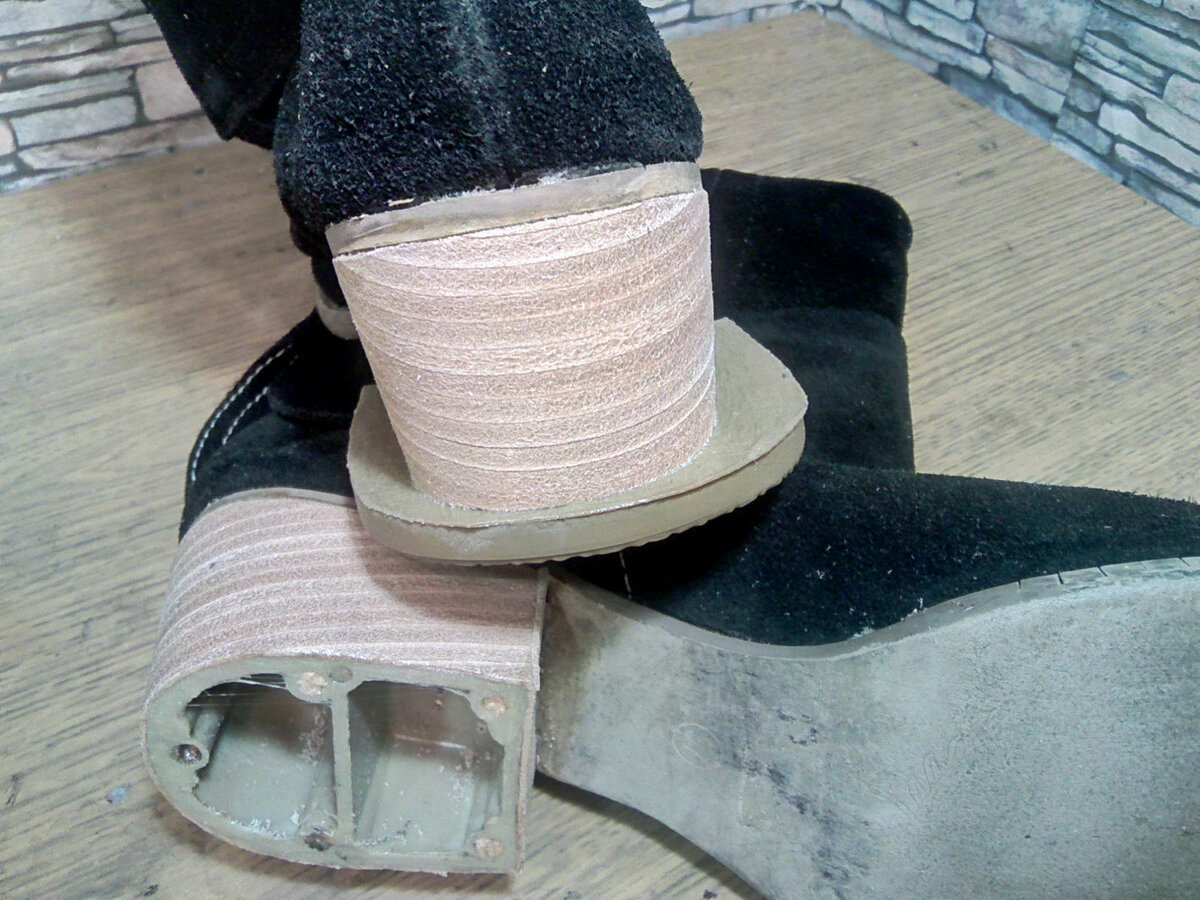 Striped heels. - My, Shoe repair, Heels, Tight-fitting, Longpost