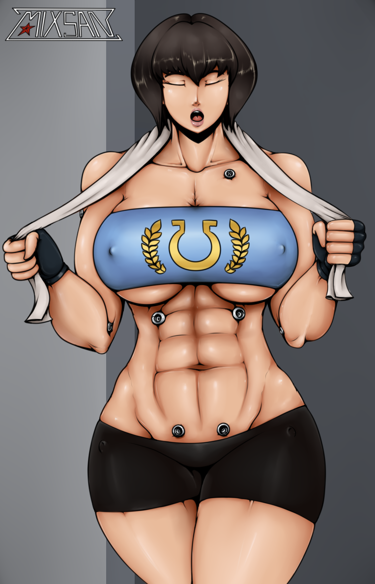 After workout - NSFW, My, Warhammer 40k, Wh Art, Rule 63, Space Marine, Cosmo Marina