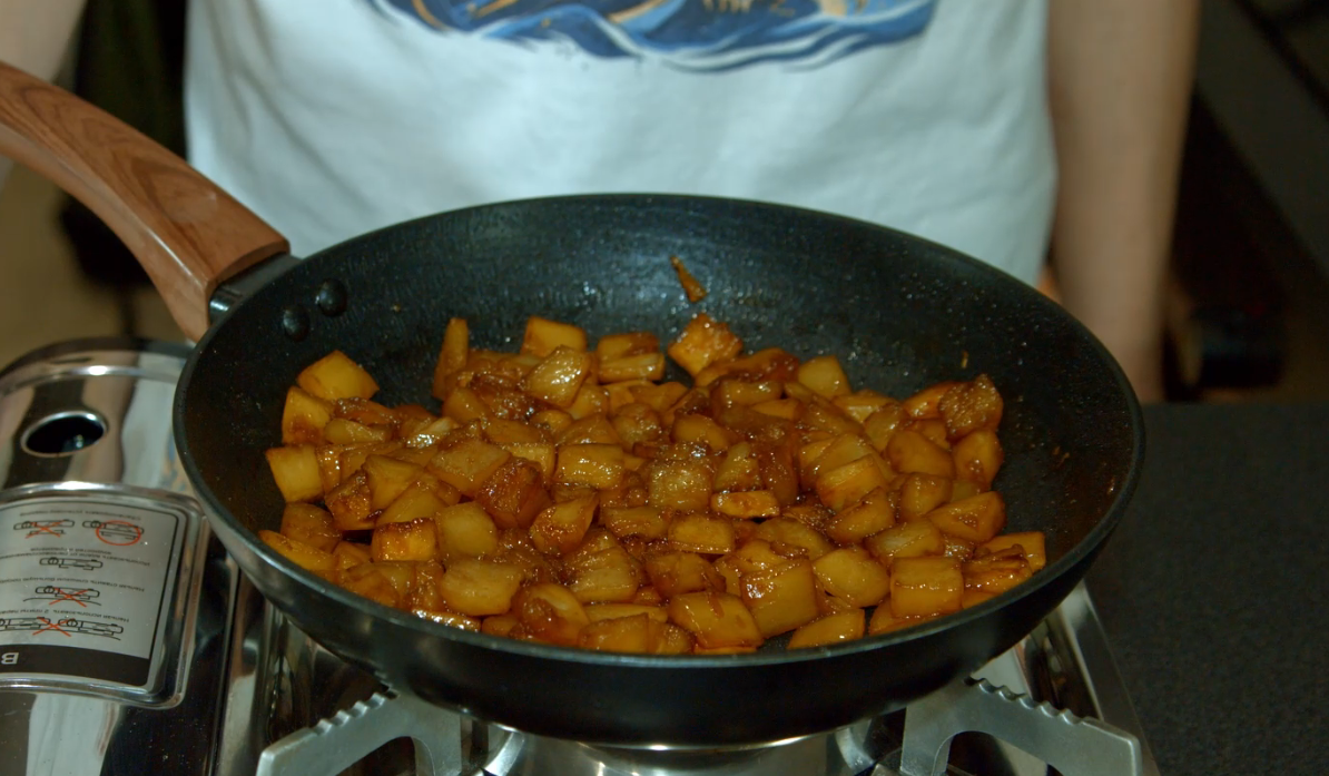 Мясной шар с ананасами - Моё, Кулинария, Рецепт, Еда, Видео рецепт, Свинина, Бекон, Ананас, Длиннопост