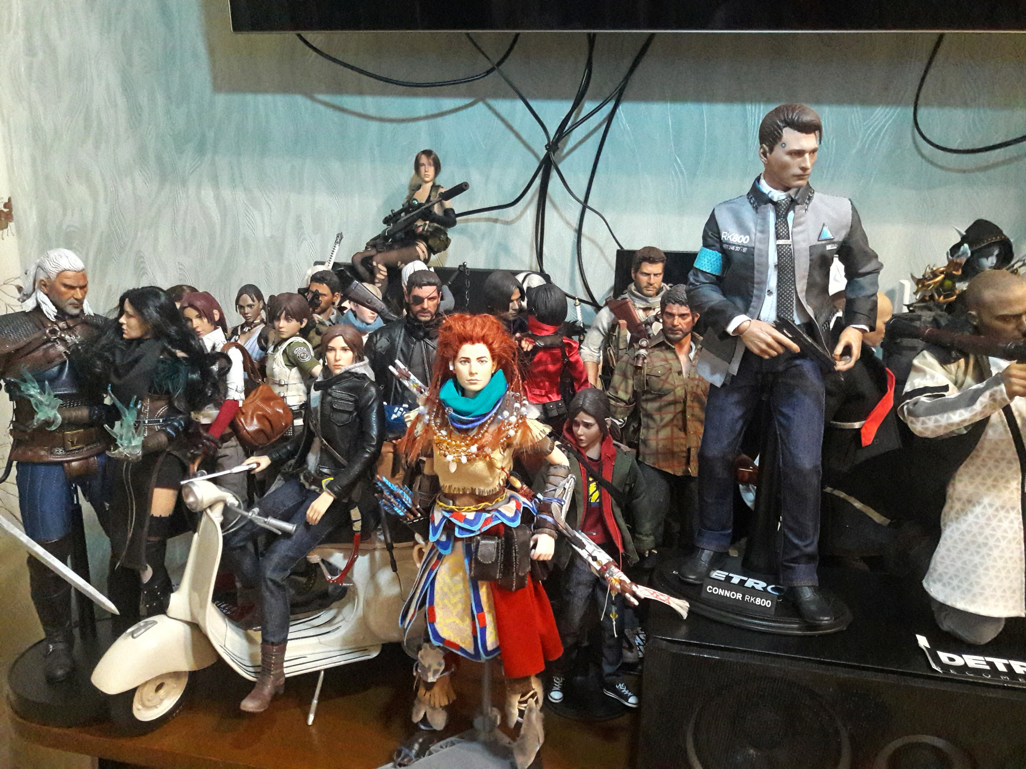 Handmade Aloy Action Figure from Horizon Zero Dawn - My, Handmade, 3D printer, Figurines, With your own hands, Horizon zero dawn, Eloy, Aloy, Games, Longpost