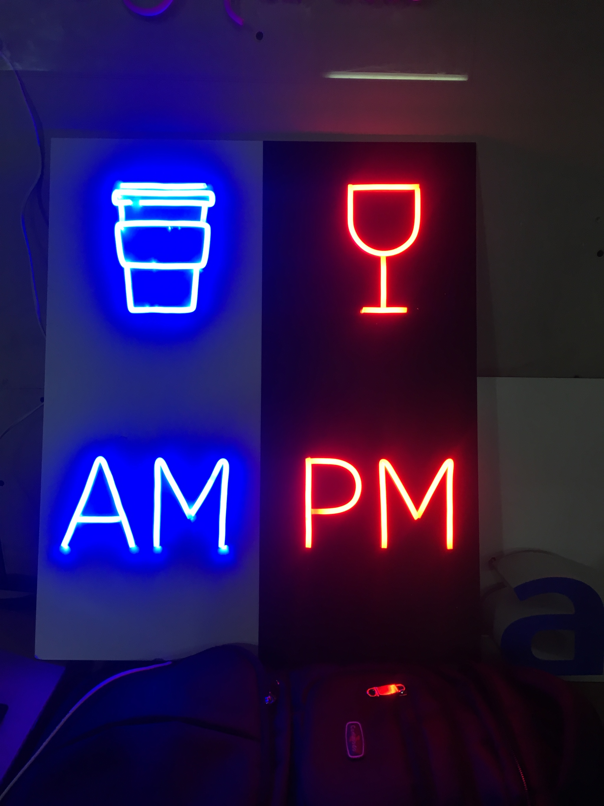 Flexible neon in the interior - My, Handmade, Neon Lights, Led Lighting, Small business, Novosib, Longpost