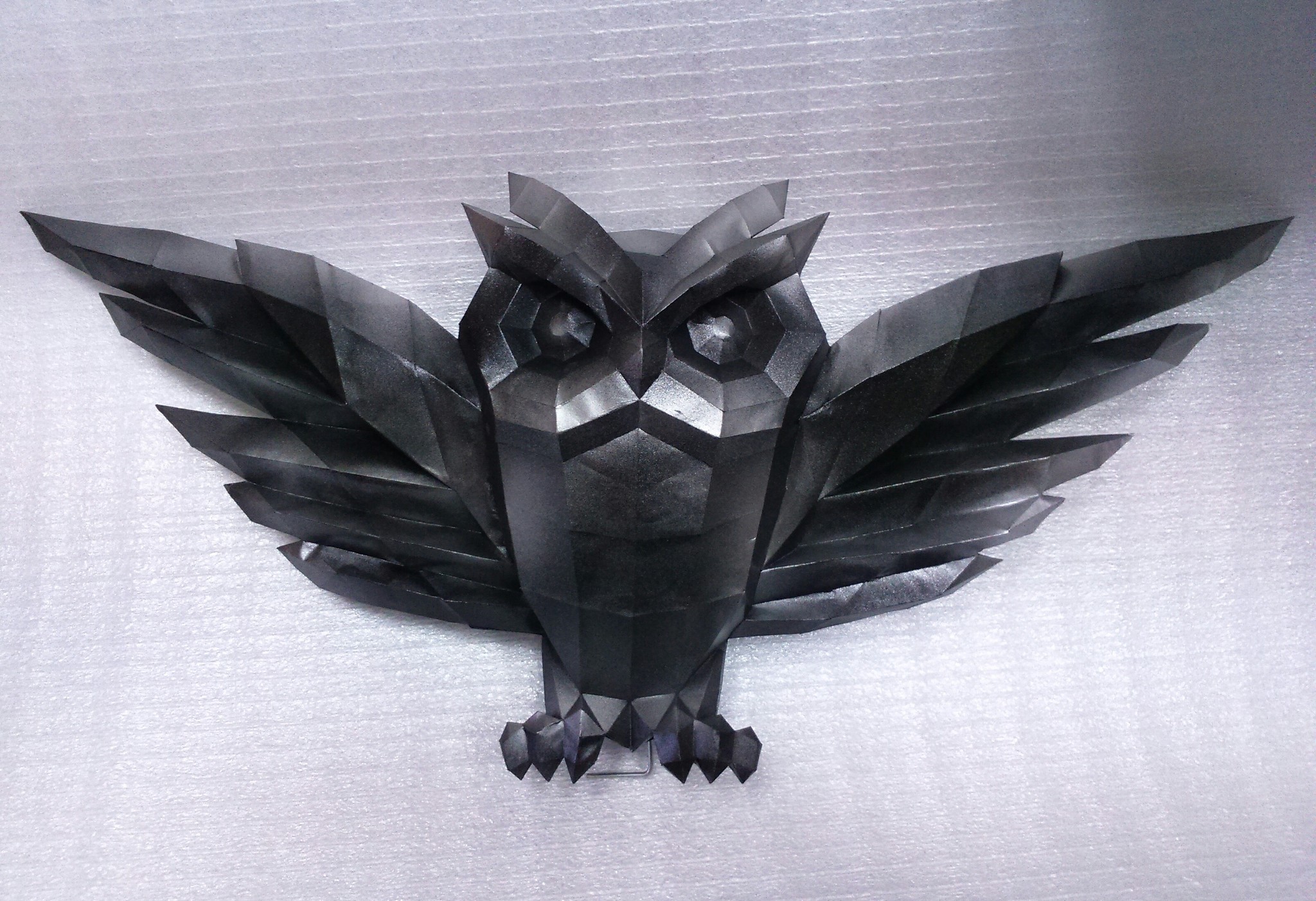 Greetings from Hogwarts. - My, Papercraft, Paper, Owl, Longpost, Needlework without process