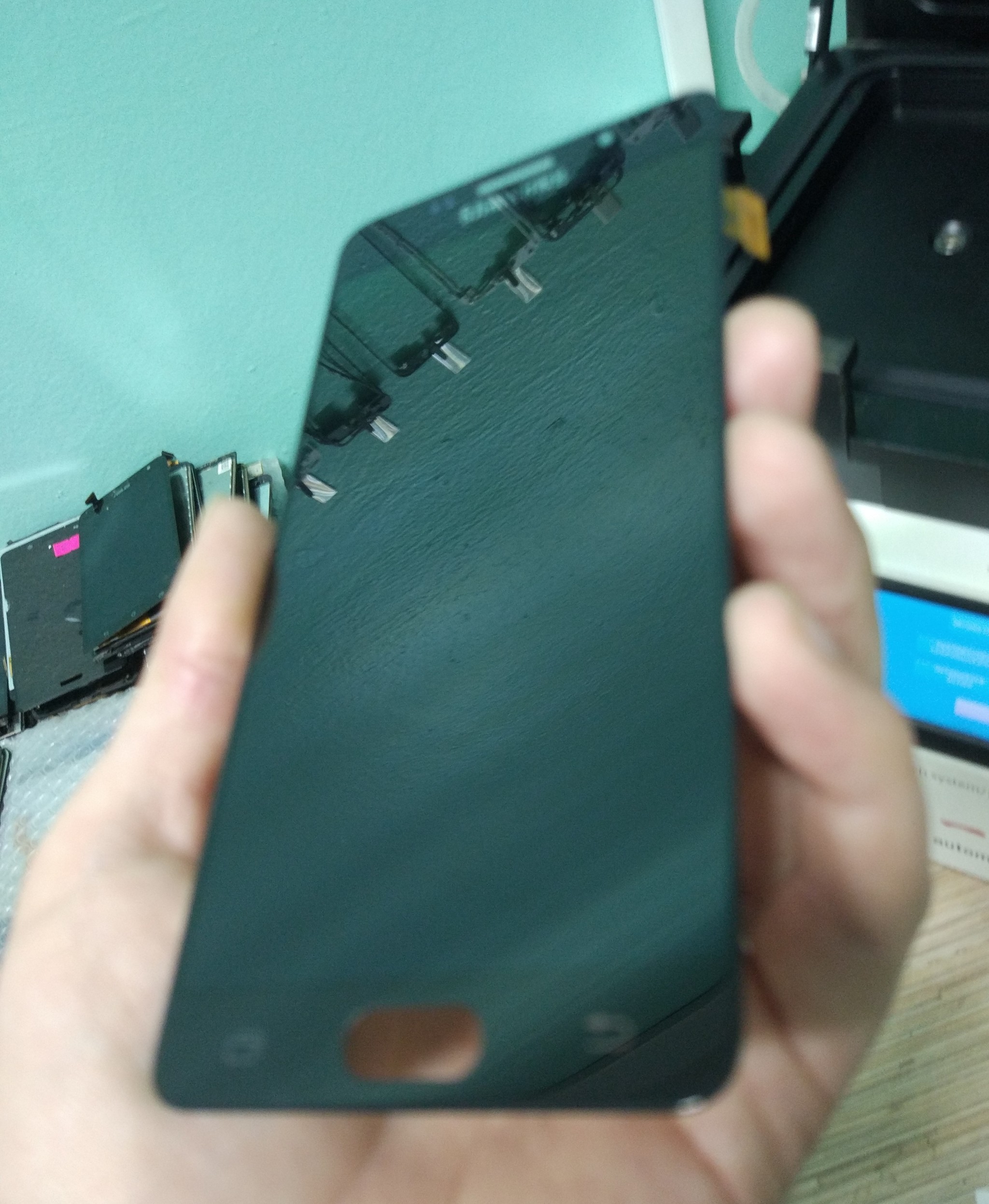 Samsung A510F glass replacement - My, Repair of equipment, Ремонт телефона, Saint Petersburg, Glass replacement, Oca, Samsung Repair, Longpost