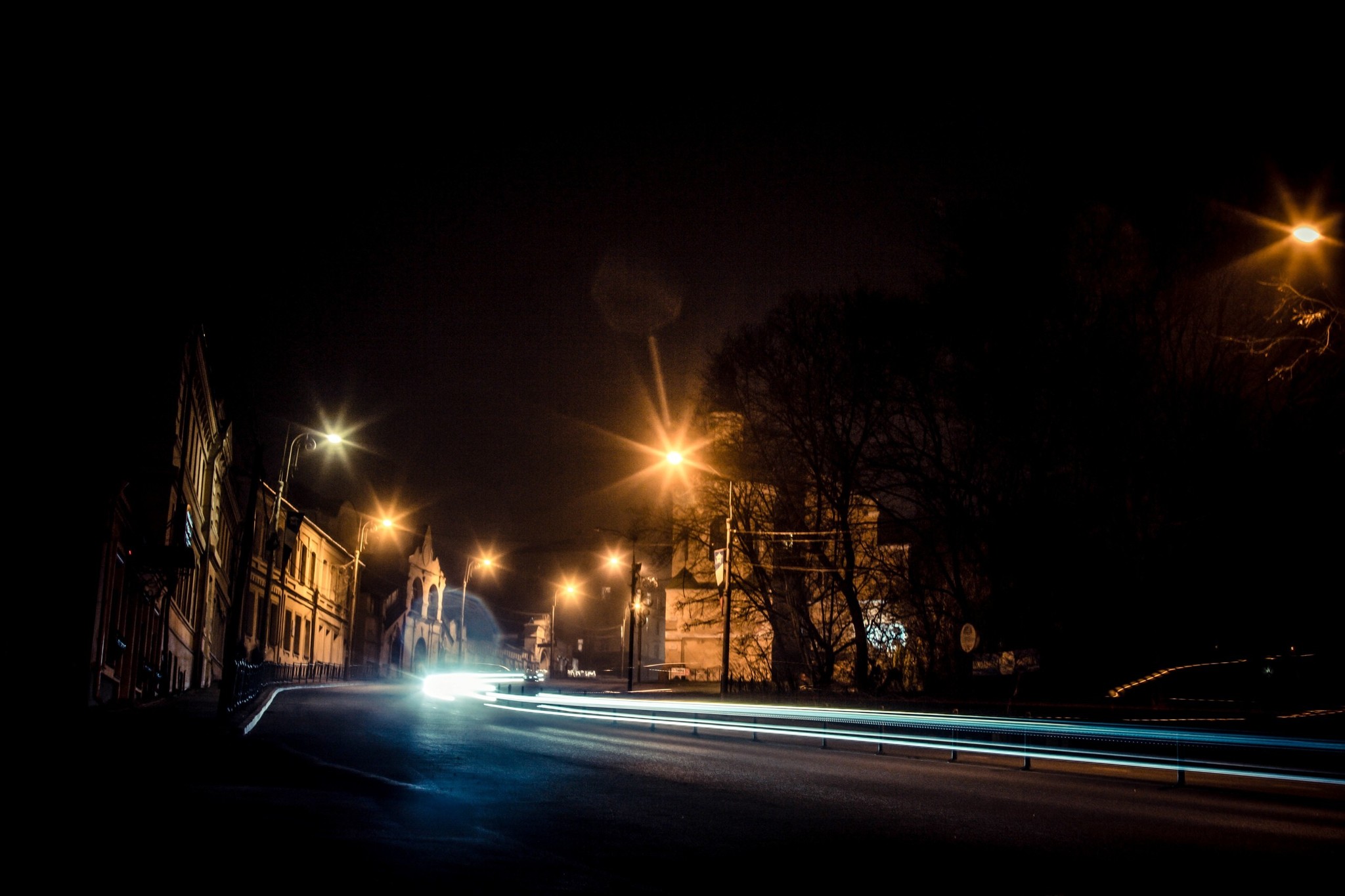 Night Smolensk - My, Smolensk, The photo, Long exposure