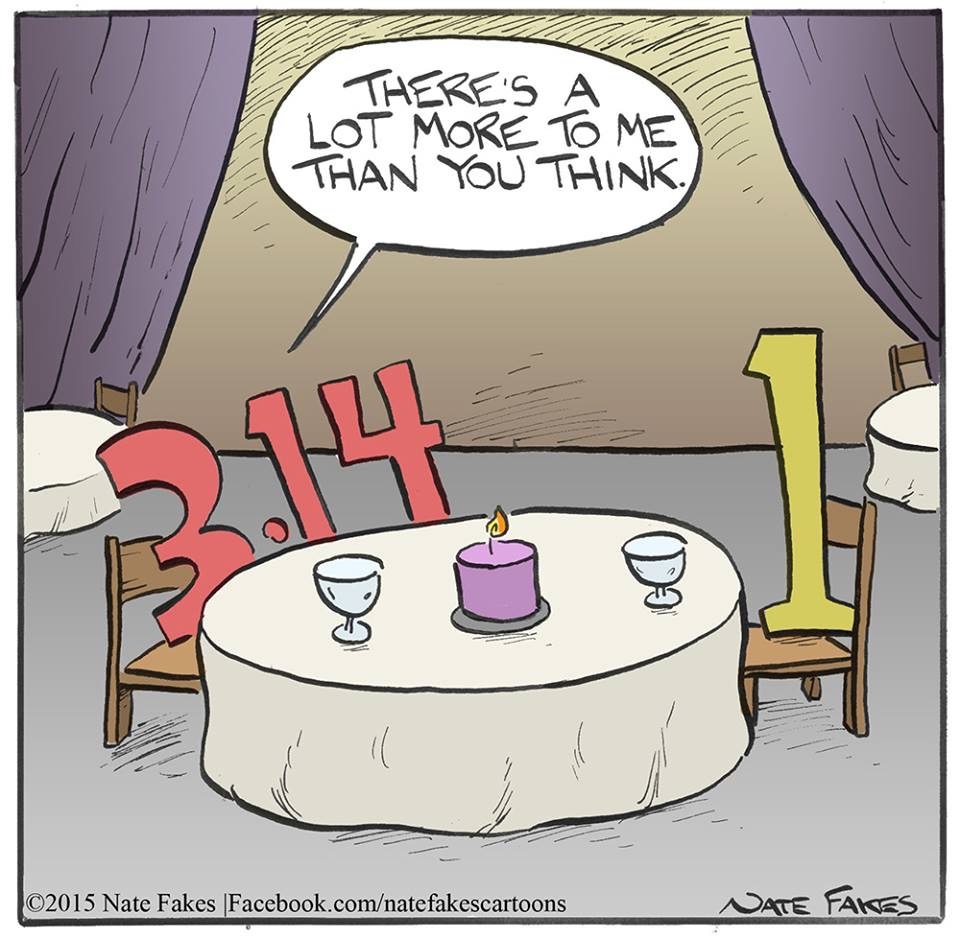 You can't praise yourself... - Comics, Nate Fakes, Date, Pi