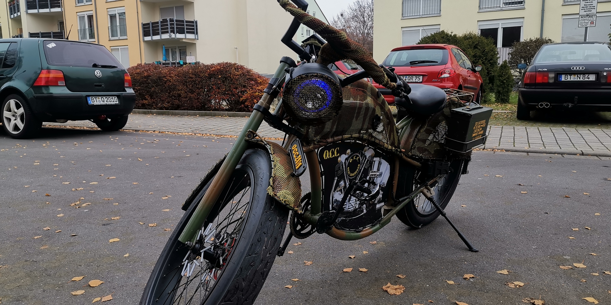 A real bike! - My, Moto, A bike, Germany, Needlework, Outlook, Longpost