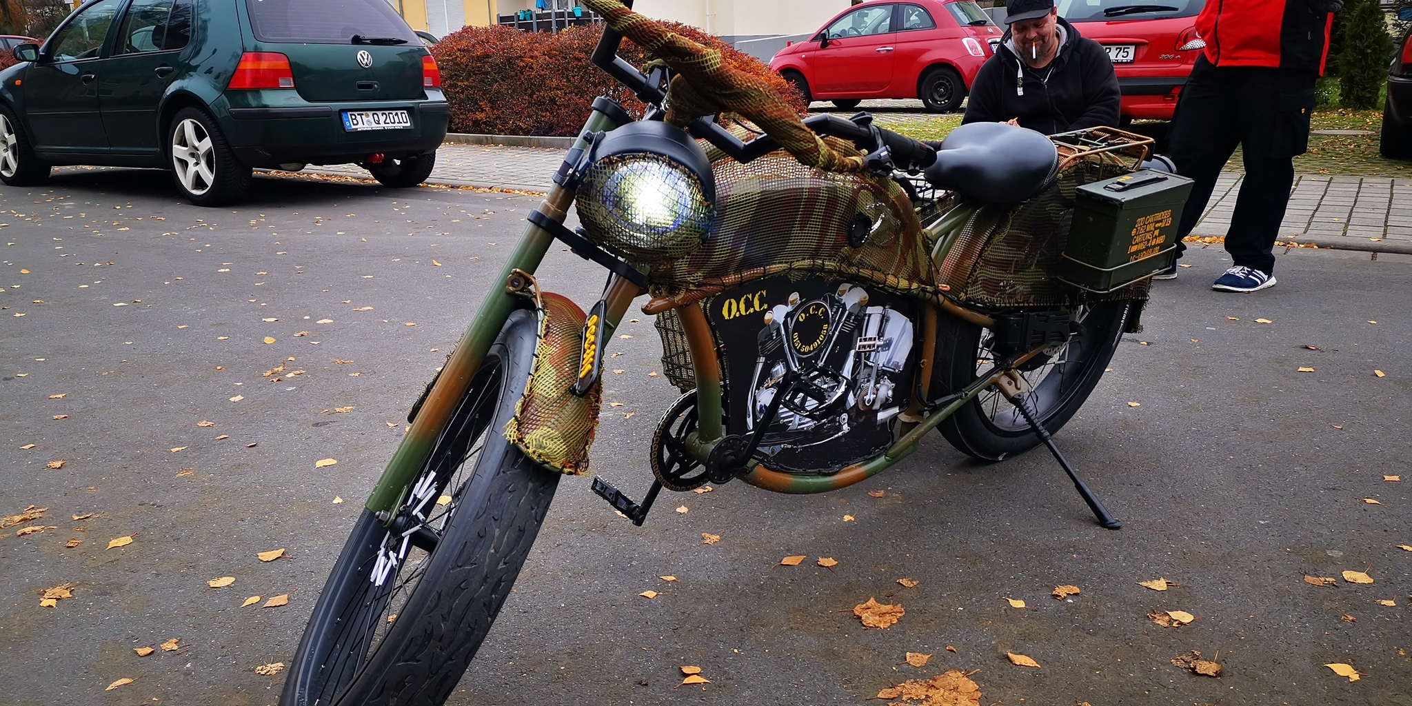 A real bike! - My, Moto, A bike, Germany, Needlework, Outlook, Longpost