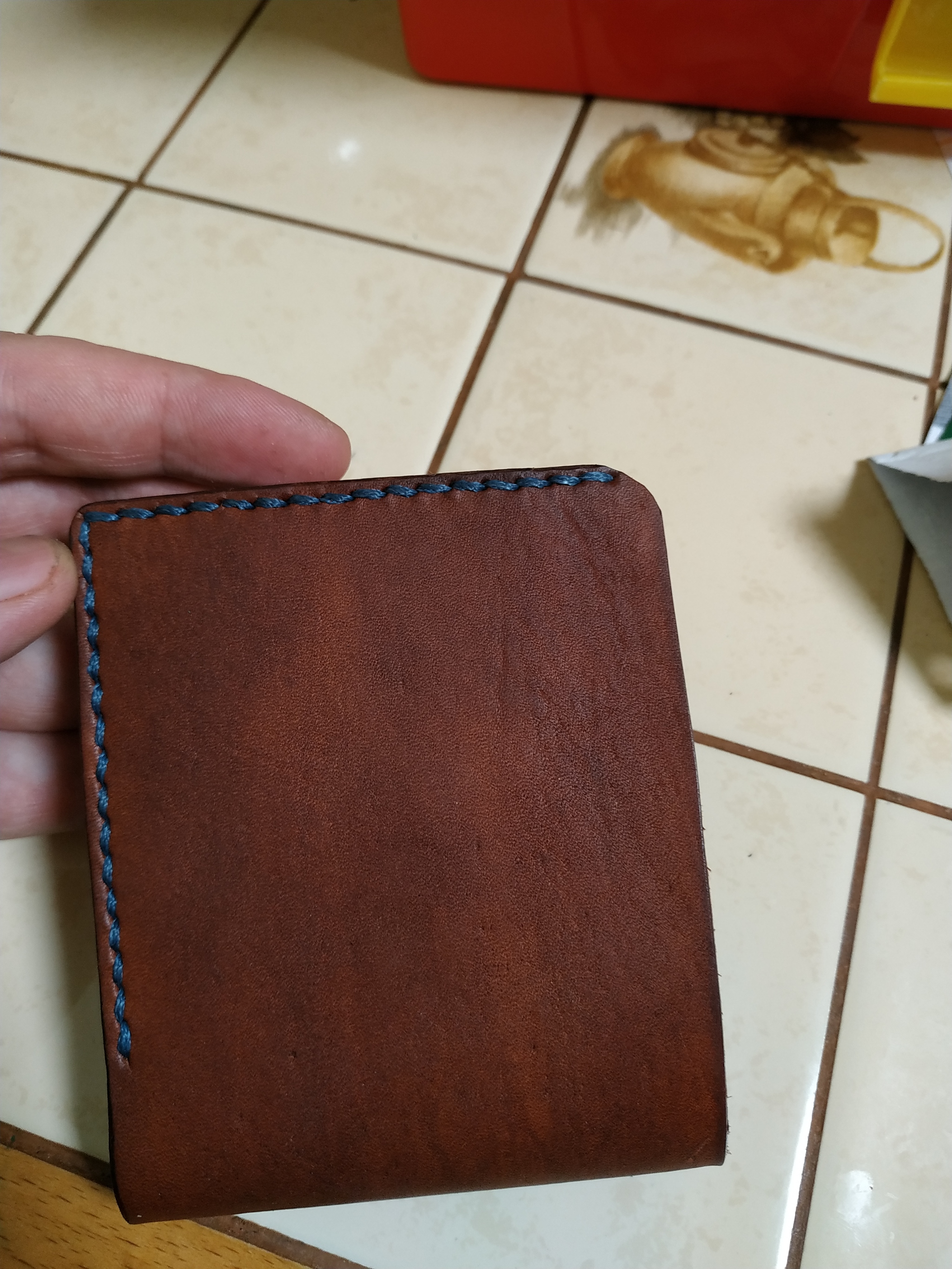 DIY wallet as a gift. - My, Leather wallet, With your own hands, Presents, Leather products, Wallet, Longpost