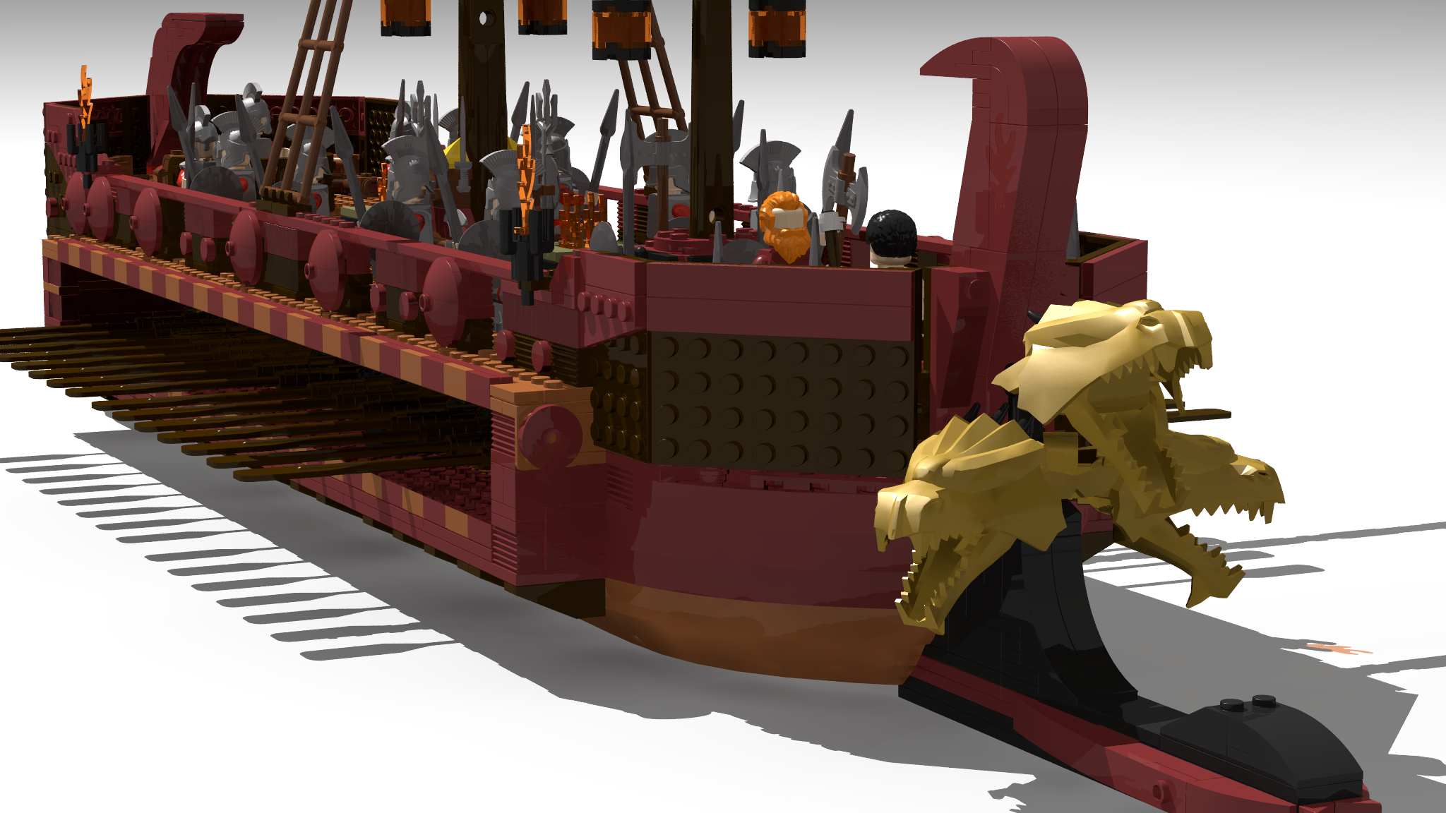 Lego Argo (Legendary Ship) - My, Lego, Ship, Myths, Ancient greek mythology, Legend, Greece, Toys, Longpost