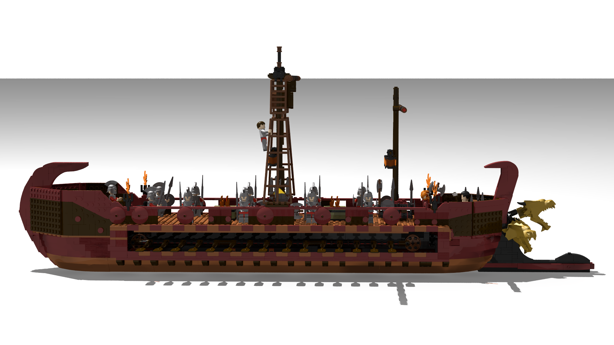 Lego Argo (Legendary Ship) - My, Lego, Ship, Myths, Ancient greek mythology, Legend, Greece, Toys, Longpost