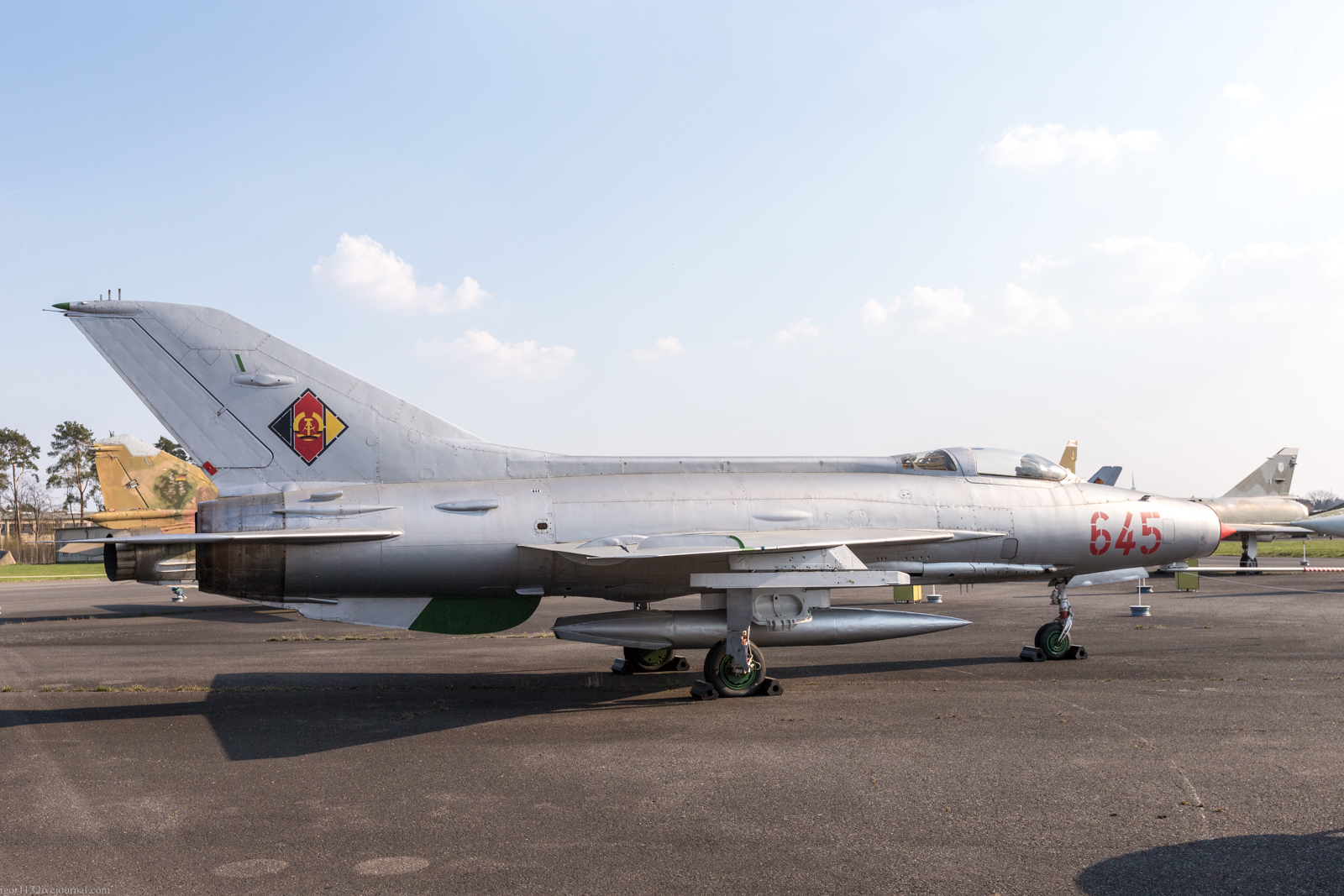 MIG-21F-13. German exhibit. - GDR, MiG-21F-13, Longpost