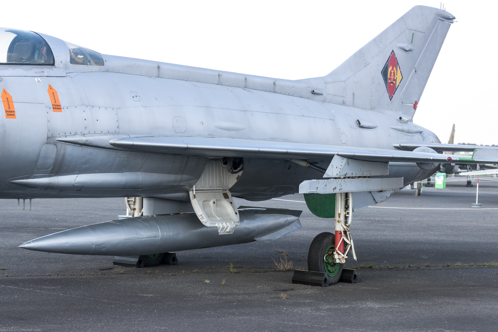 MIG-21F-13. German exhibit. - GDR, MiG-21F-13, Longpost