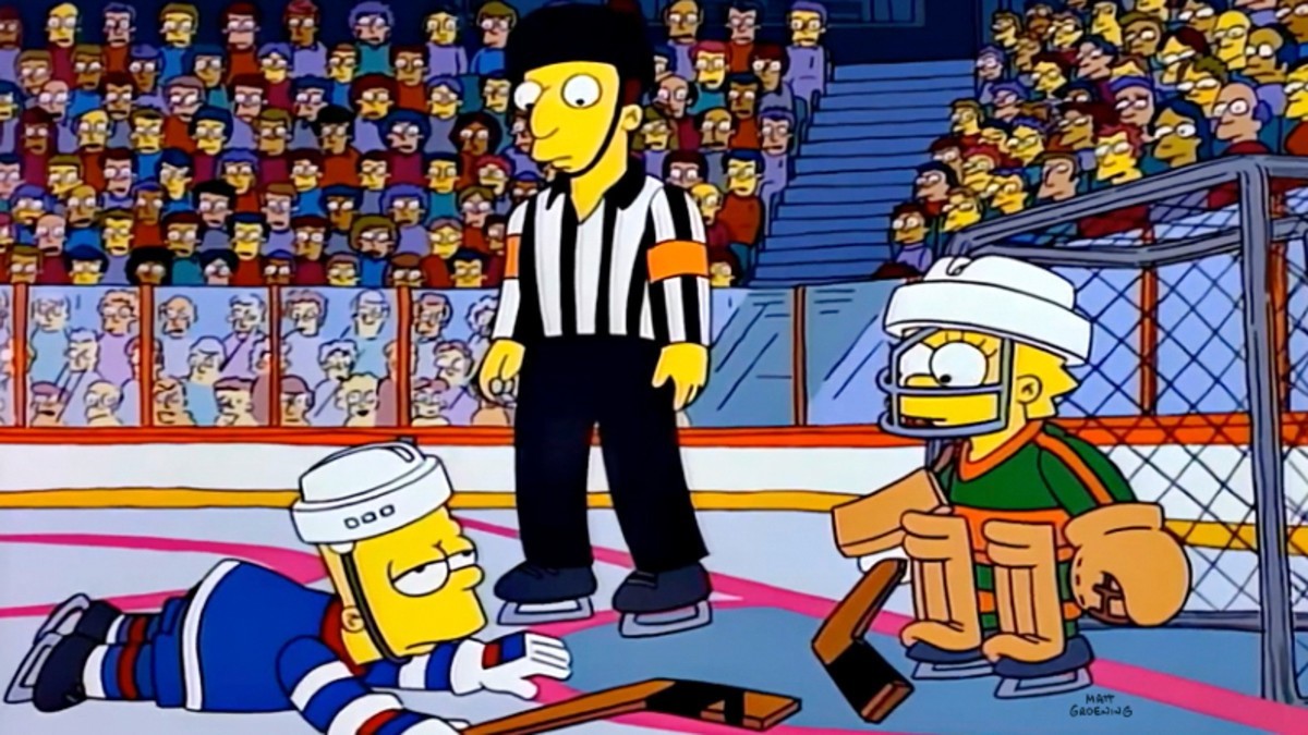 Simpsons for every day [November 26] - The Simpsons, Every day, Hockey, Nhl, Wayne Gretzky, GIF, Longpost