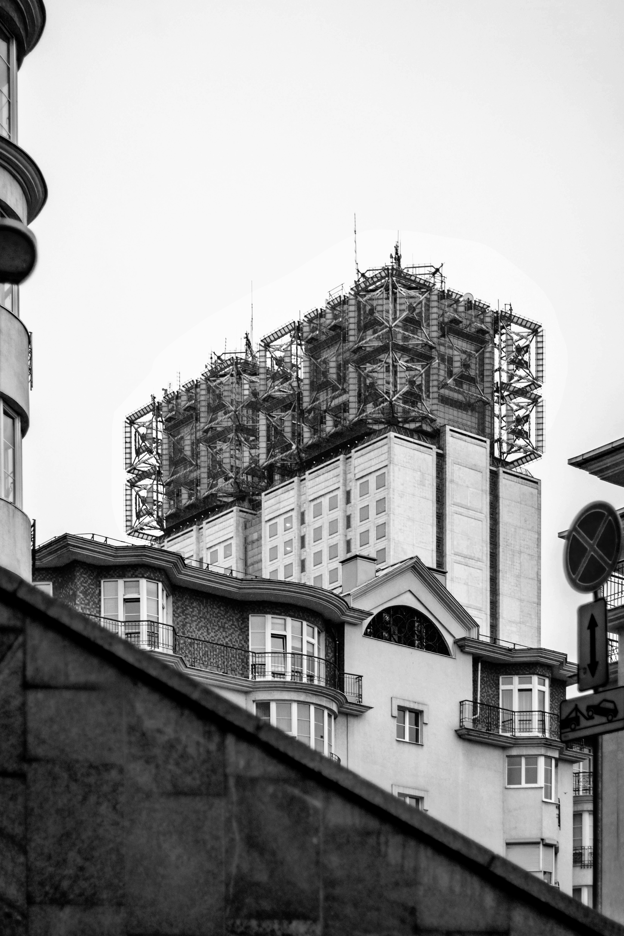 Moscow architecture - My, Moscow, The photo, Architecture, Photographer, Black and white, Longpost, Creation