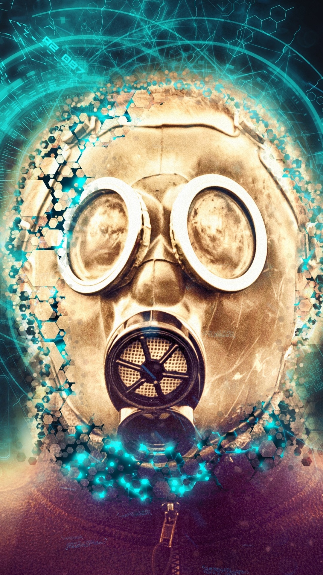 Gas masks, people, smoke - Full HD phone wallpapers - Smoke, Phone wallpaper, Mask, People, Desktop wallpaper, Longpost