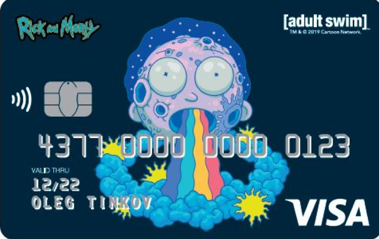 Forever Rick and Morty - My, Rick and Morty, Cards, Tinkoff Bank