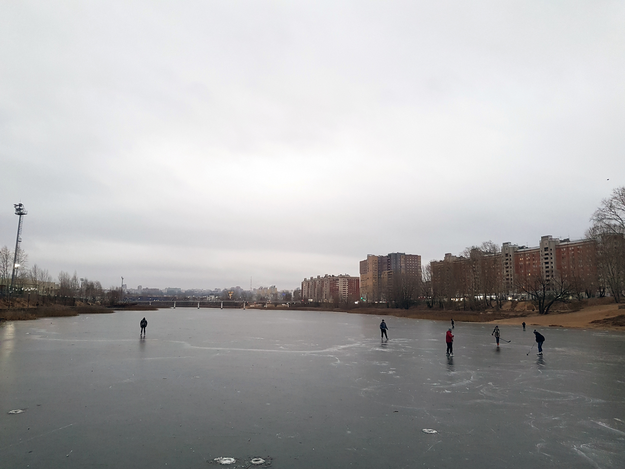 Skates and frozen lake - My, Lake, Skates, Nizhny Novgorod, Sadness, Longpost