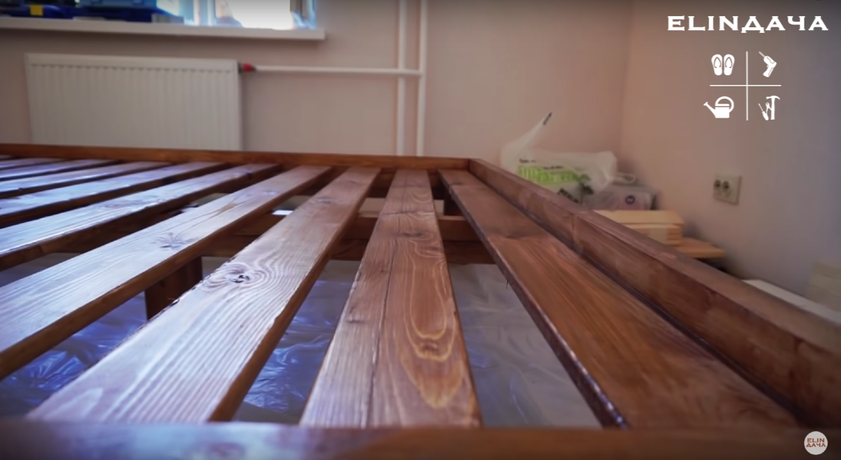 DIY wooden bed - My, DIY bed, Bed, With your own hands, Furniture, Video, Longpost, Carpentry workshop, Dacha, Carpenter