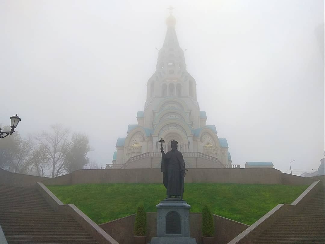 Туман в Самаре - Моё, Фотография, Туман, Самара, Мобильная фотография, Длиннопост