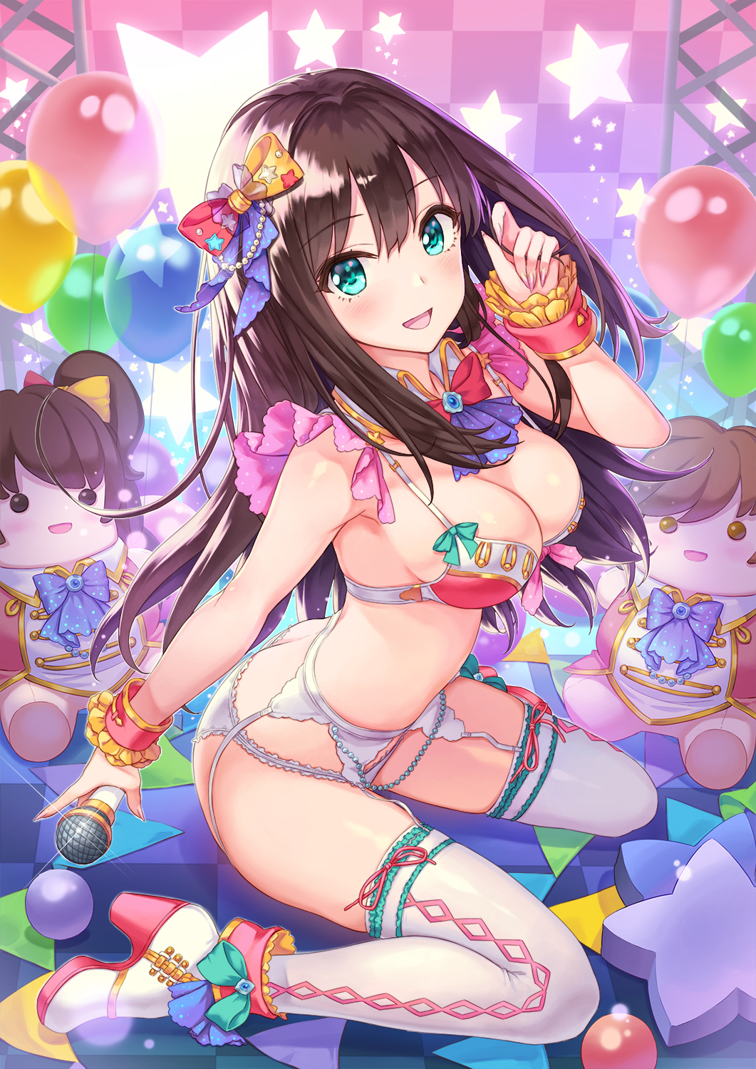 Rin Shibuya - NSFW, Anime, Anime art, Idolmaster Cinderella Girls, Shibuya rin, Sugoi dekai, Lingerie, Breast, Underwear