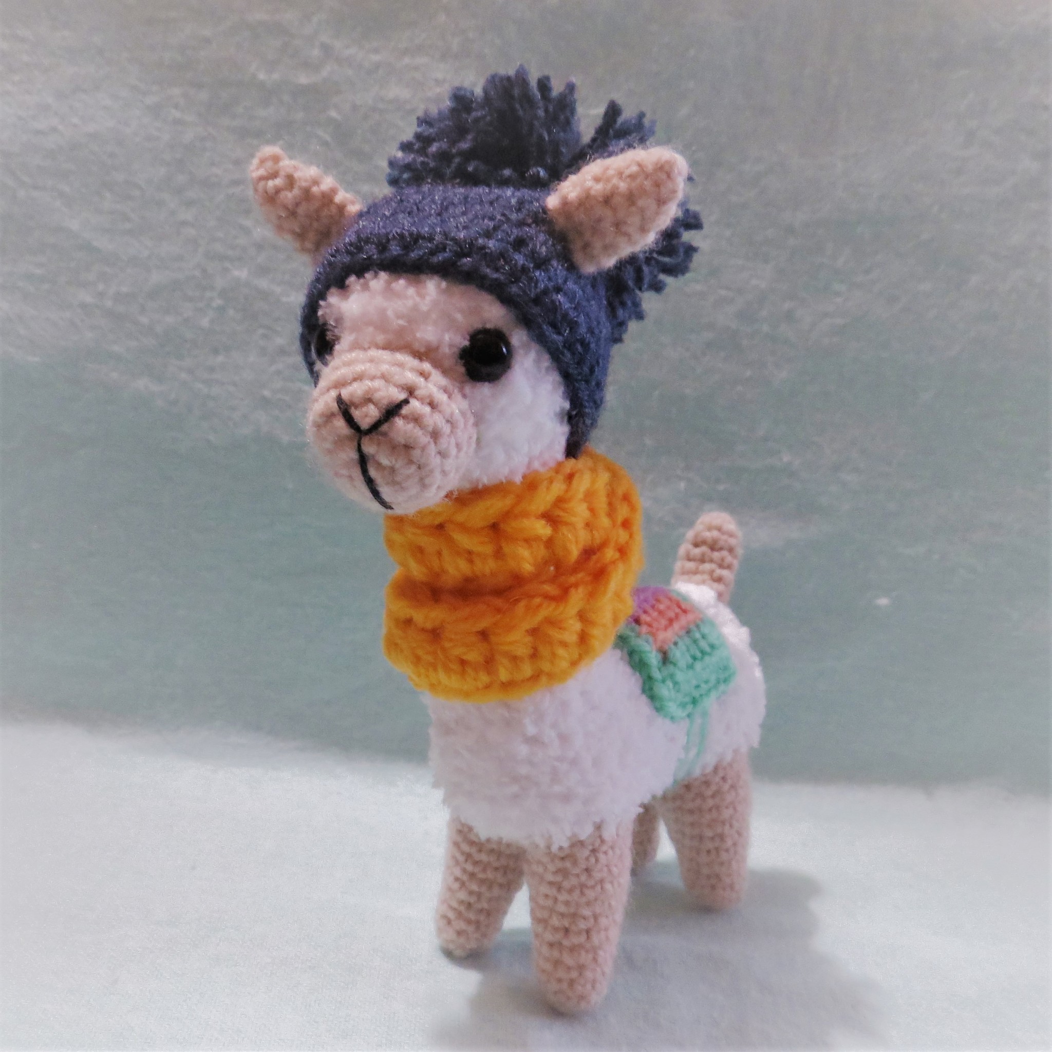 Lama - My, Needlework without process, Needlework, Knitting, Crochet, Toys, Llama, Longpost, Knitted toys