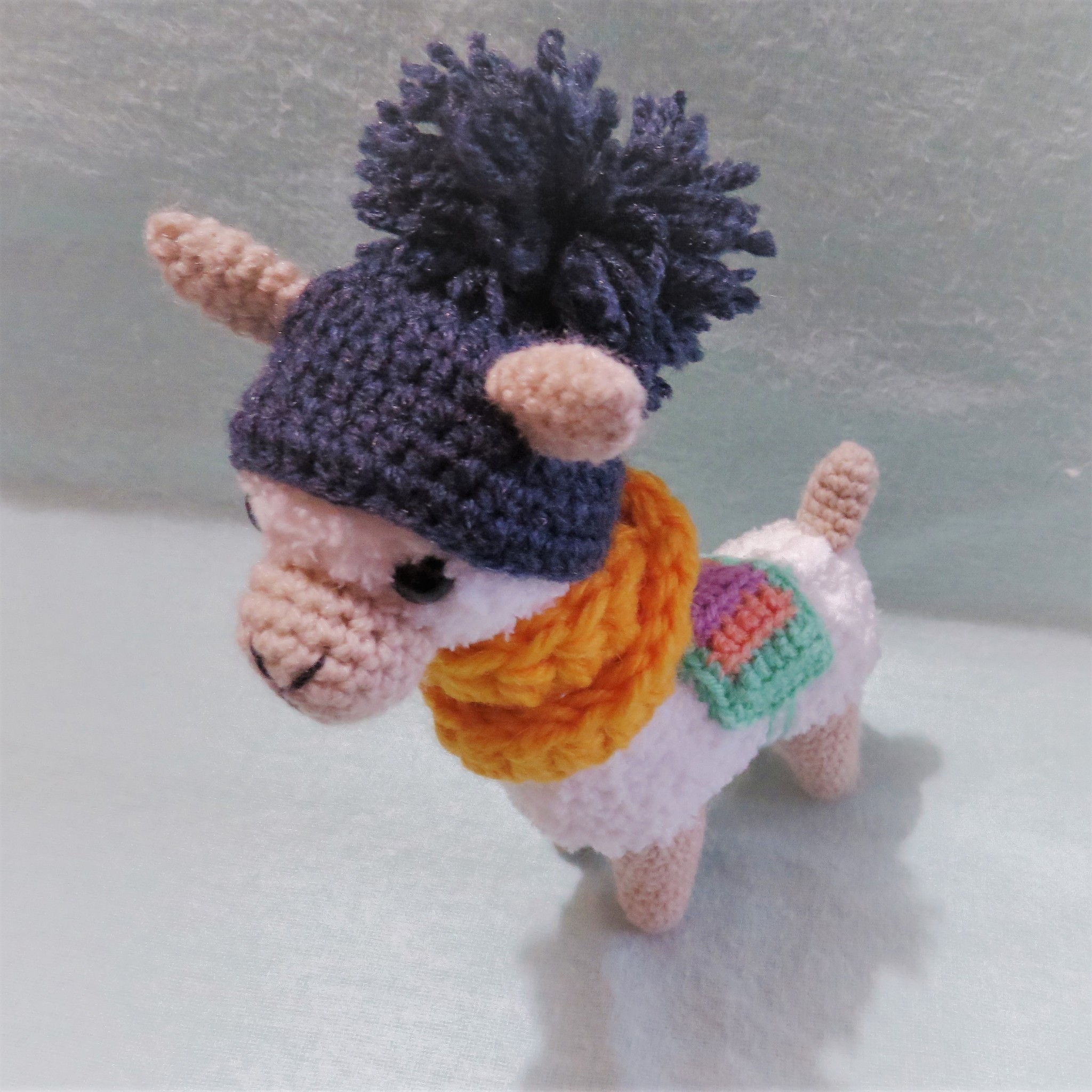 Lama - My, Needlework without process, Needlework, Knitting, Crochet, Toys, Llama, Longpost, Knitted toys