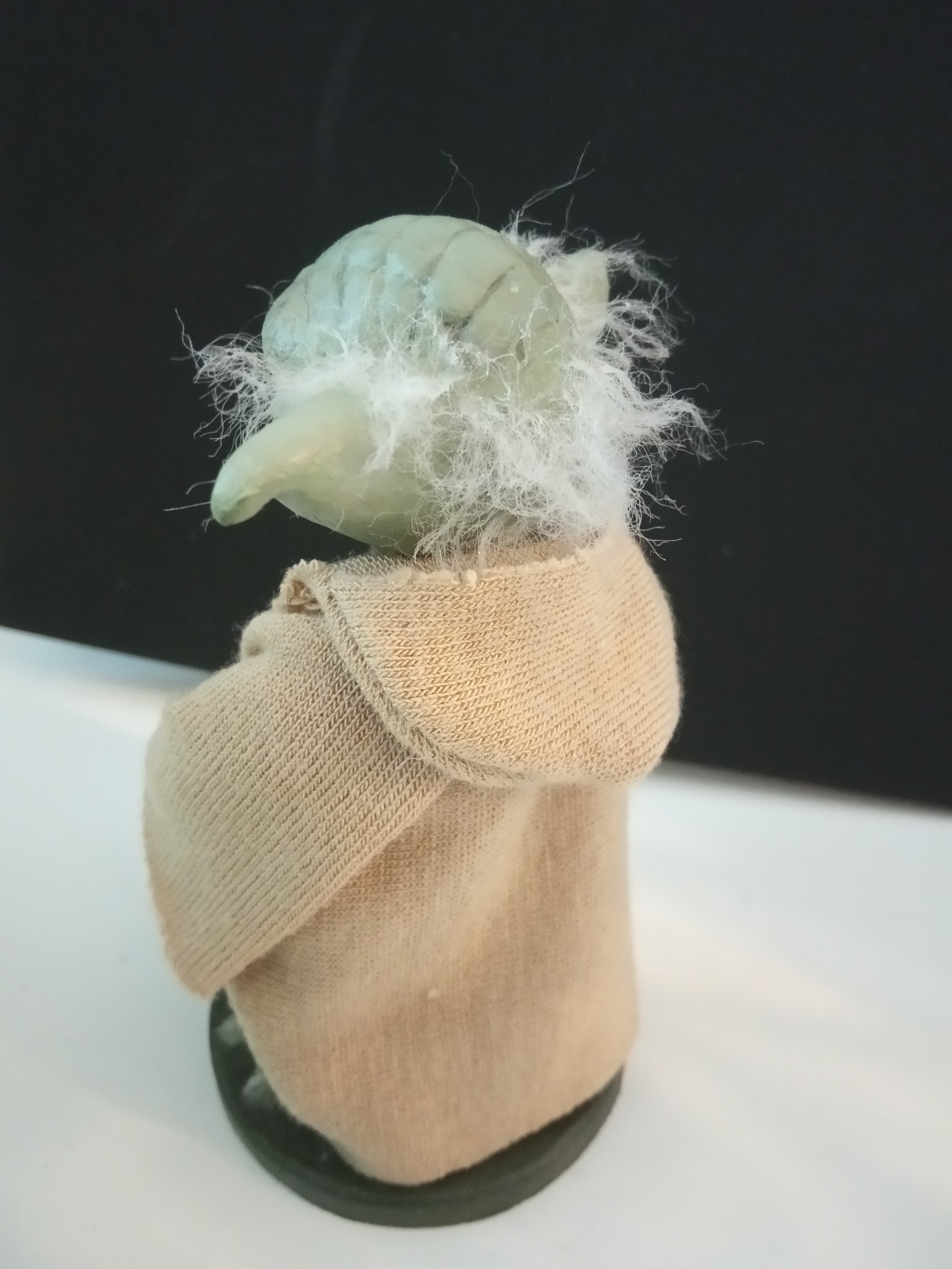 Yoda from polymer clay - My, Yoda, Jedi, Polymer clay, Needlework without process, Longpost