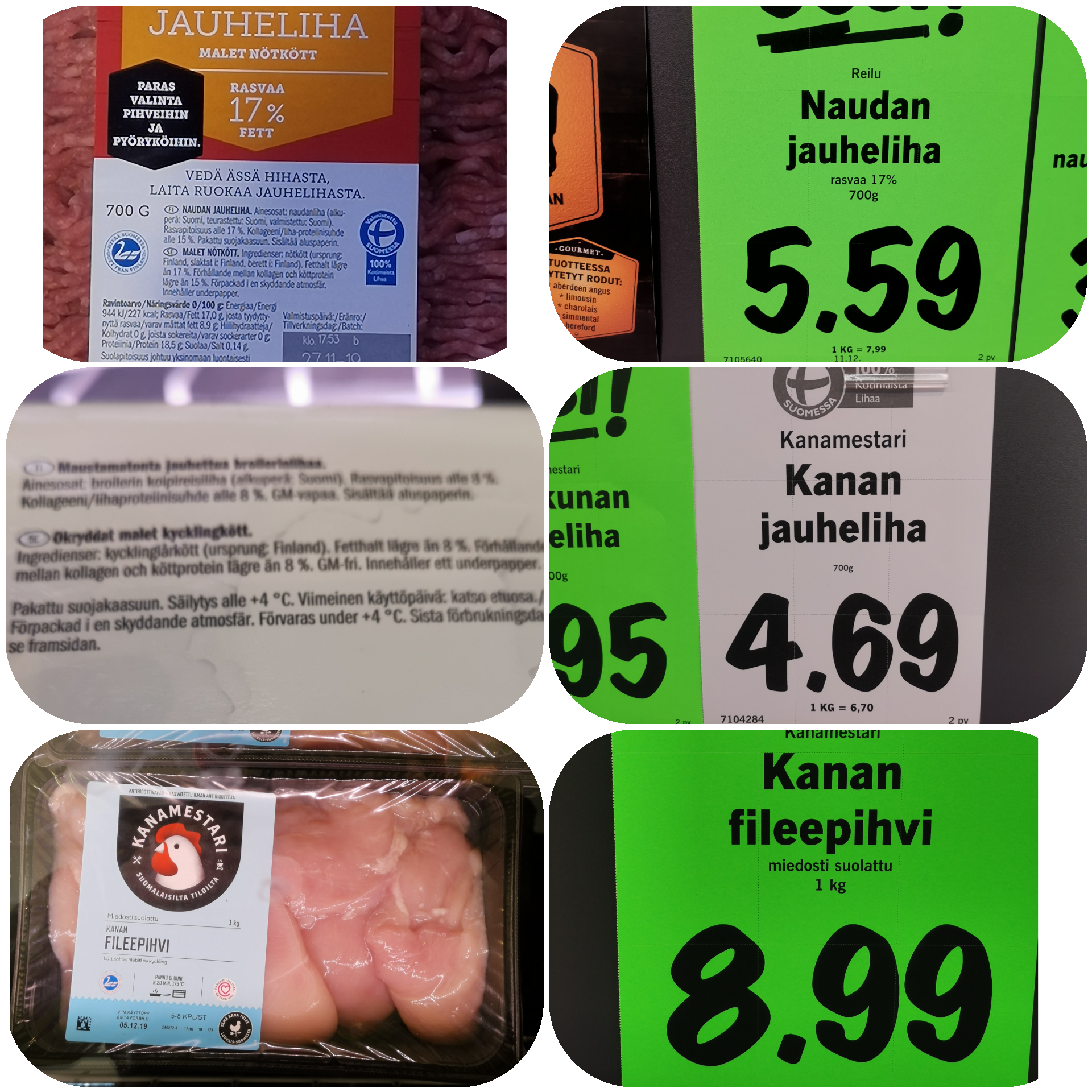 Grocery prices in Finland - My, Finland, Prices, Product Prices, Longpost