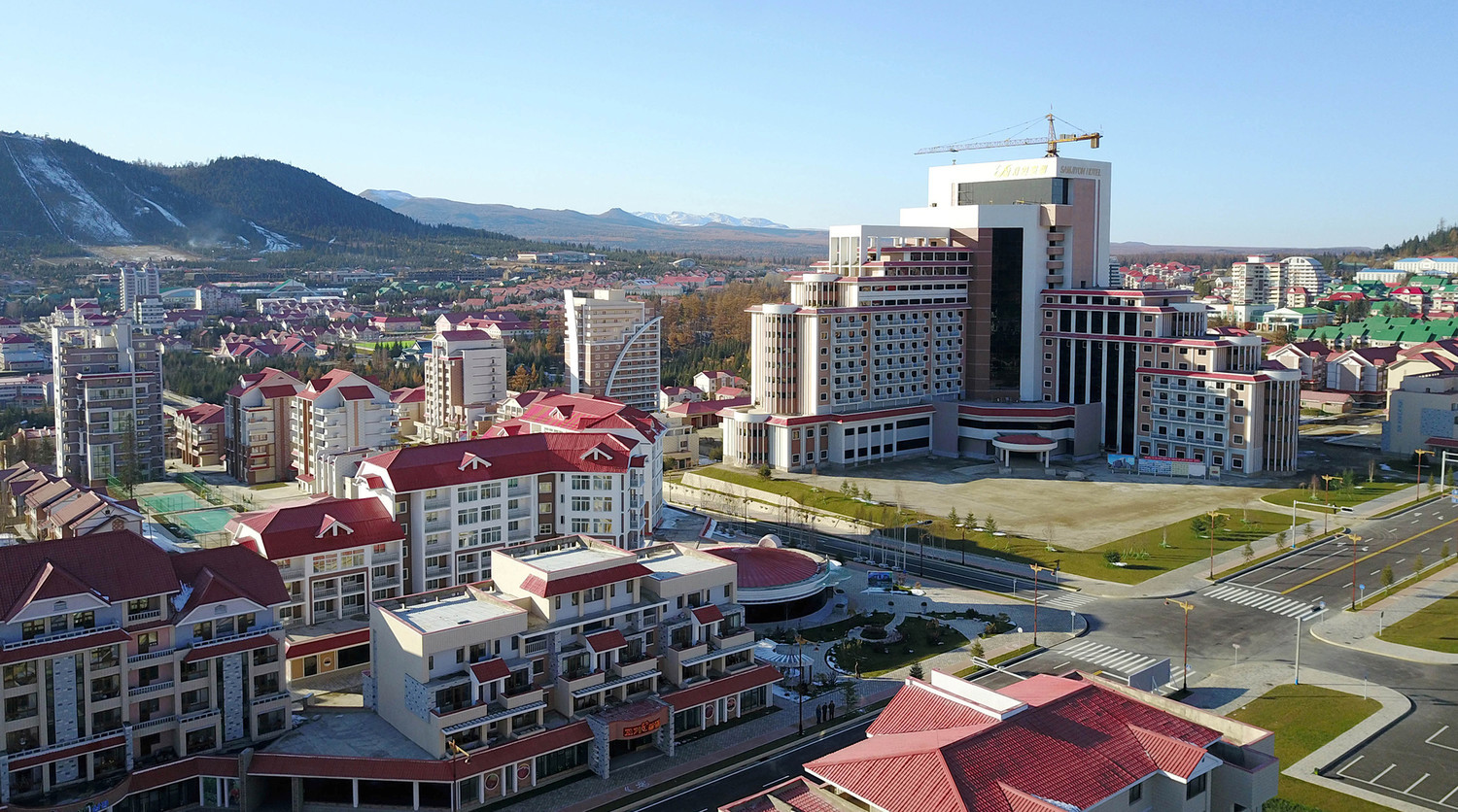 A new city has appeared in North Korea - North Korea, Building, Корея, Longpost, Town