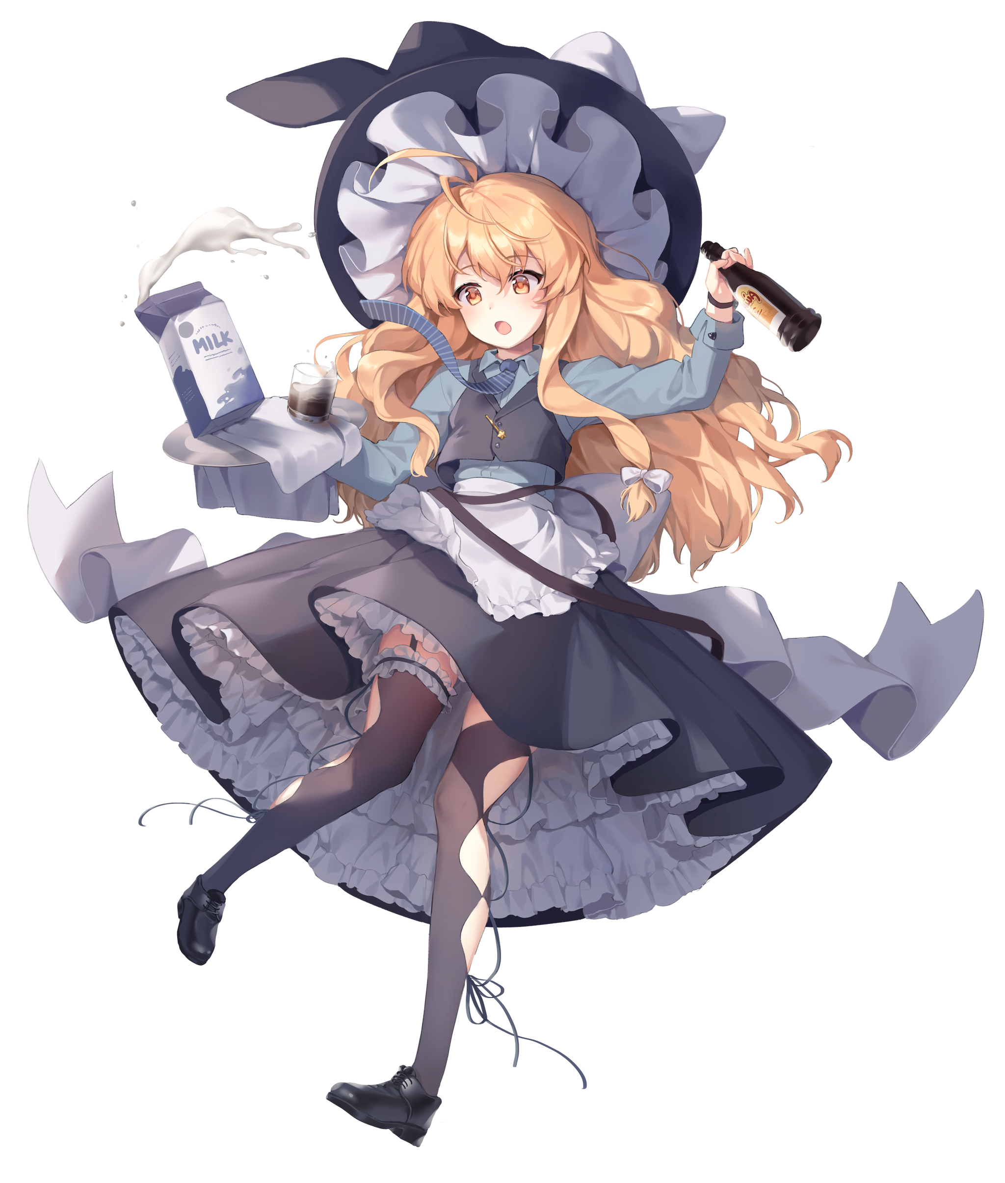 Kirisame Marisa - Touhou, Anime art, Anime, Kirisame marisa, Hajin