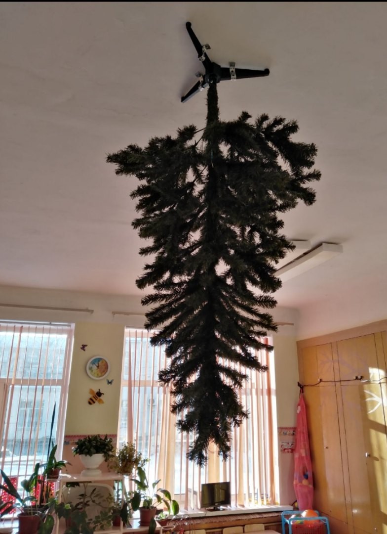 New Year's creativity in Omsk kindergarten 241.) - Omsk, New Year, Christmas trees, Kindergarten, Children