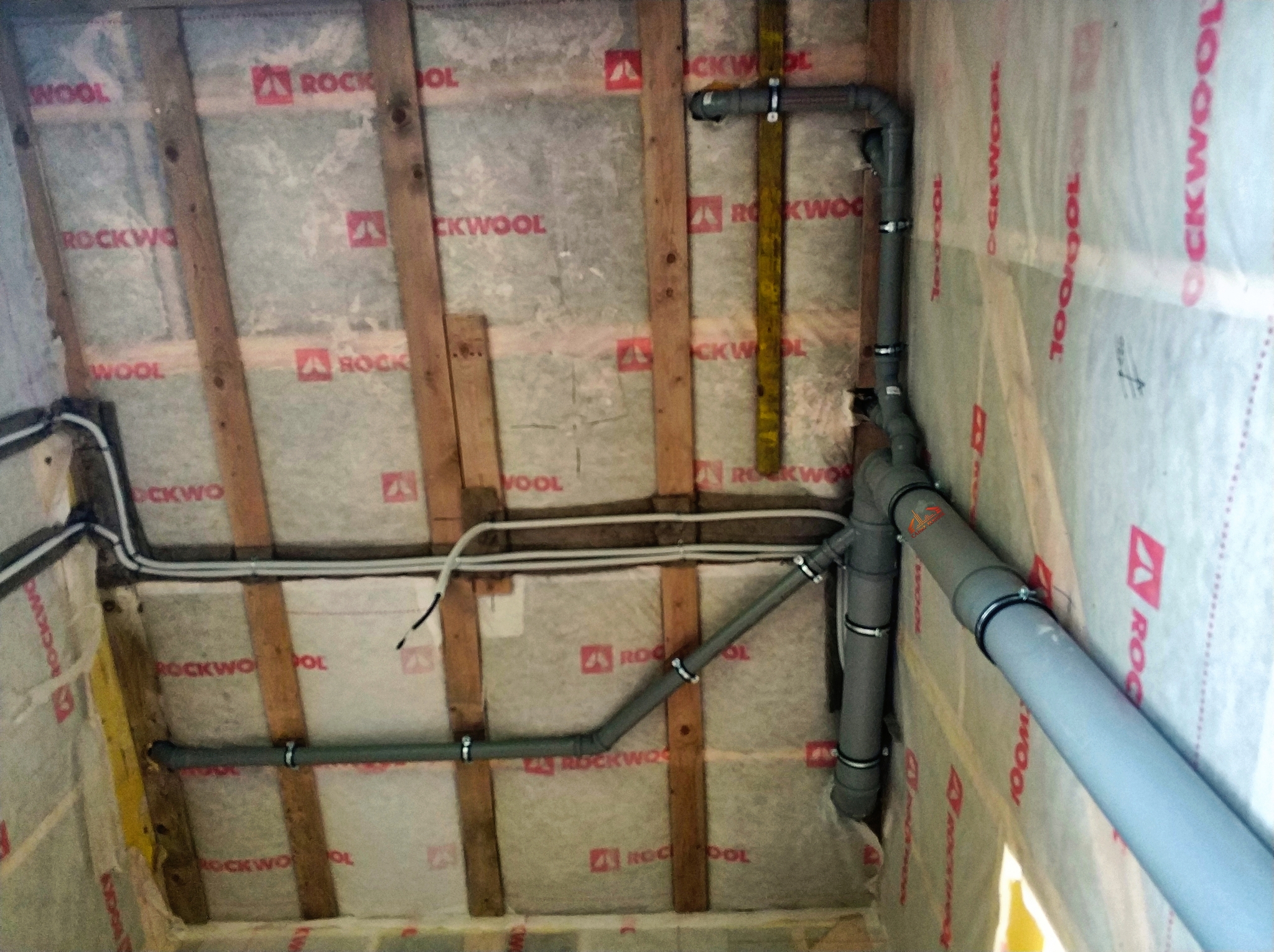 September 26, 2019. ROPSA, part 1 - My, Frame house, Cottage, Installation of heating systems, Warm floor, Radiator, Installation, Plumbing, Longpost