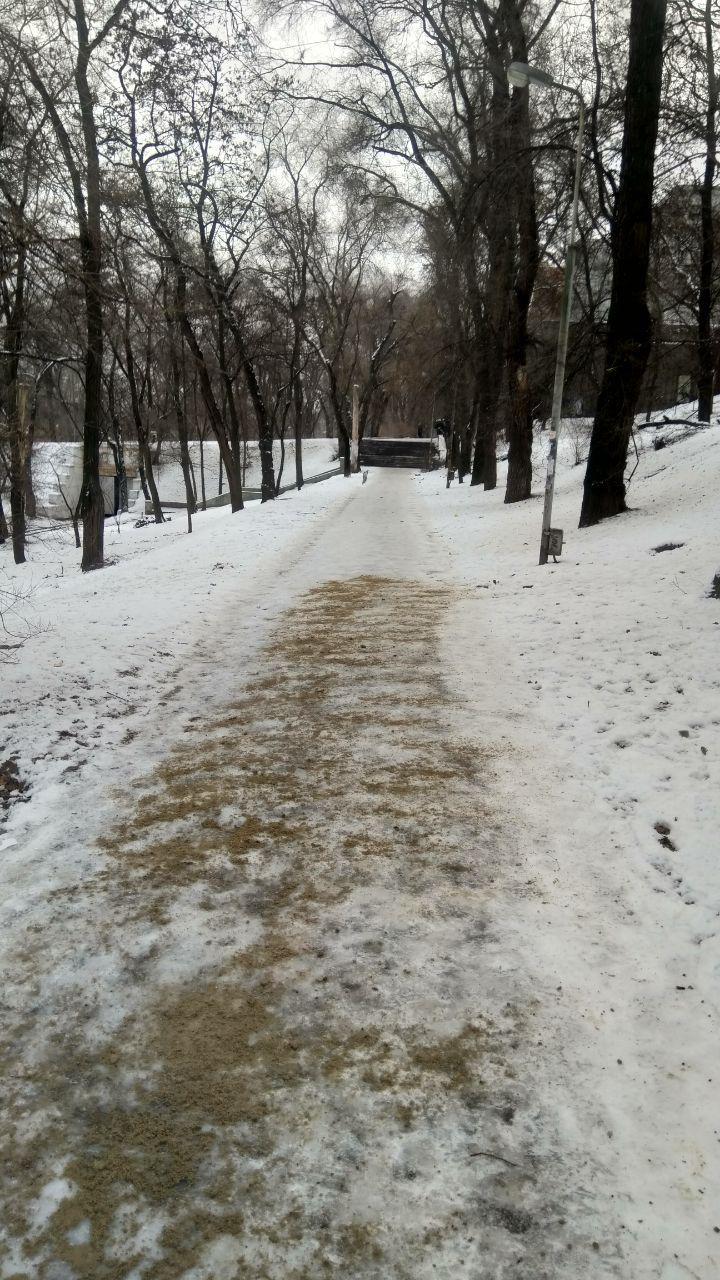 На этом наши полномочия всё... - Моё, Снег, Утро, Песок, Неожиданно, Кончился, Юмор