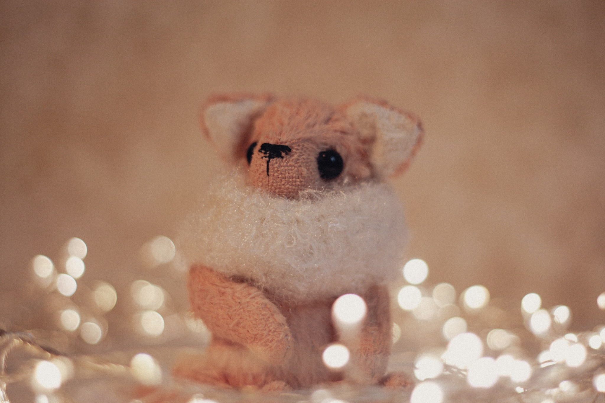 little fox - My, Needlework without process, Toys, With your own hands, Teddy's friends, Longpost