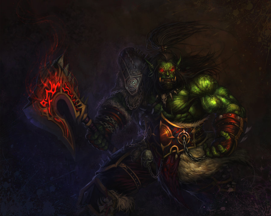 A quick summary of Grom Hellscream. Long road to redemption - My, Longpost, Bayun's bestiary, World of warcraft, Grommash Hell's Creek, Qichao Wang, Shawnfox520, Yanmozhang, Alex Horley