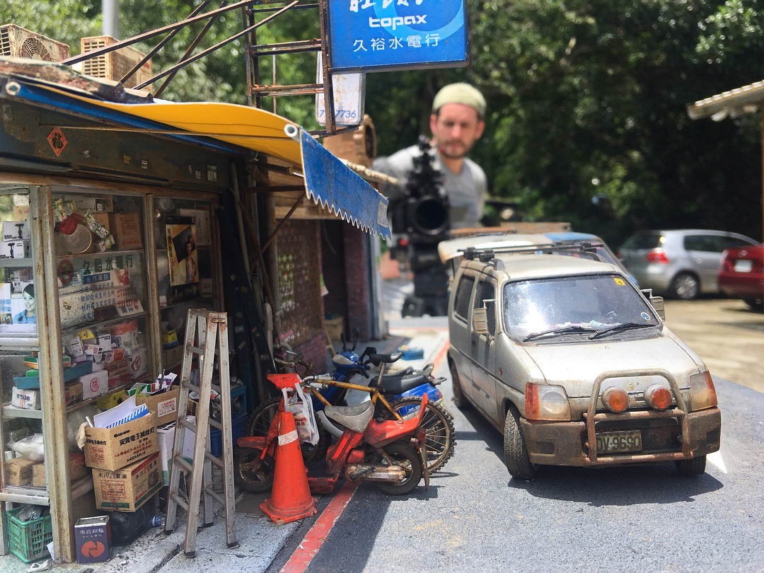 Miniature models Hank Cheng - Miniature, Stand modeling, Transport, The street, House, Artist, Taiwan, The photo, Longpost