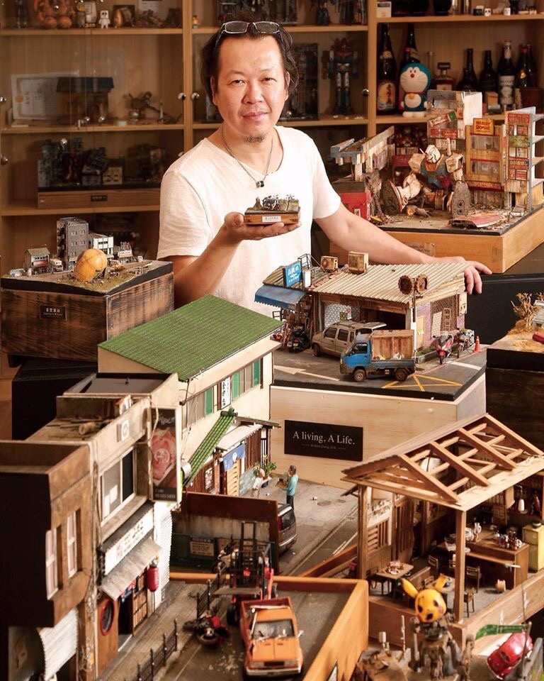 Miniature models Hank Cheng - Miniature, Stand modeling, Transport, The street, House, Artist, Taiwan, The photo, Longpost