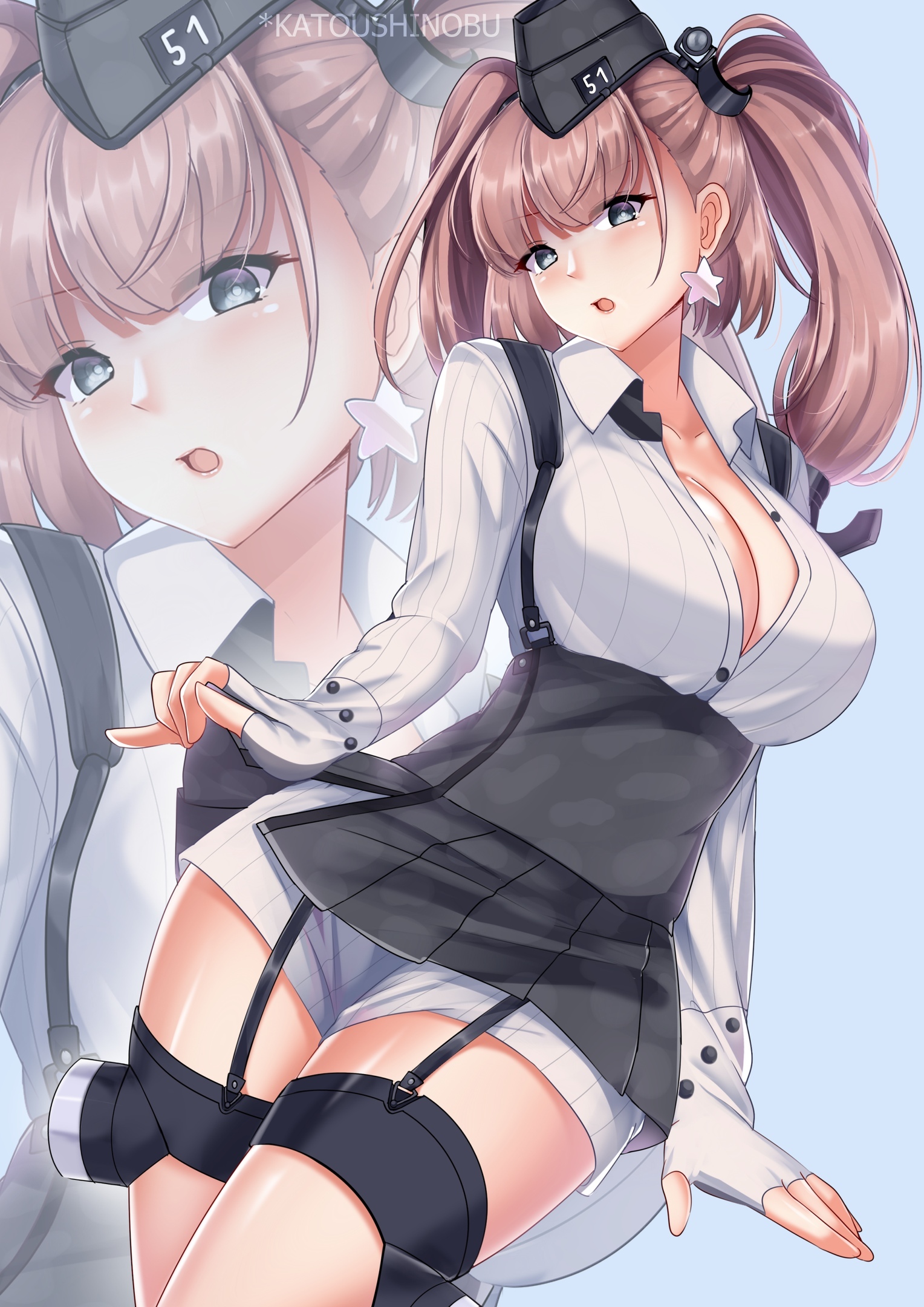 USS CL-51 Atlanta - Kantai collection, Anime, Anime art, Atlanta, Longpost