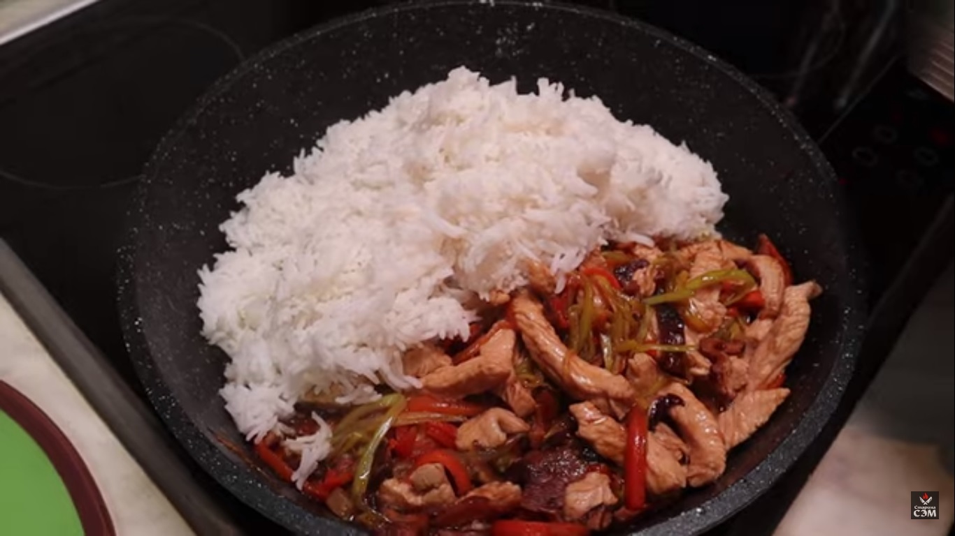 Yandex check. Chef No. 2. Turkey with vegetables in oyster sauce! - Food, Recipe, Yandex Chef, Turkey, Video, Longpost