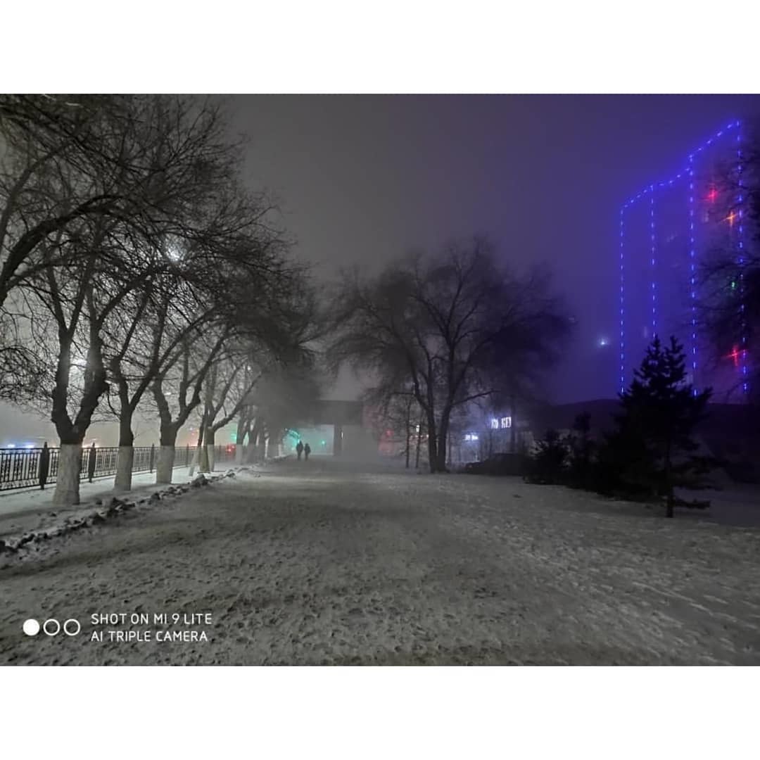 Foggy Karaganda - Kazakhstan, Karaganda, Smog, Fog, The photo, Longpost