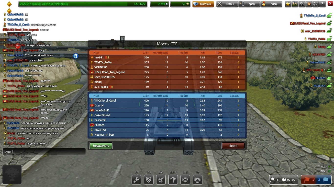 Assholes in tanks online - Tanki Online, Screenshot