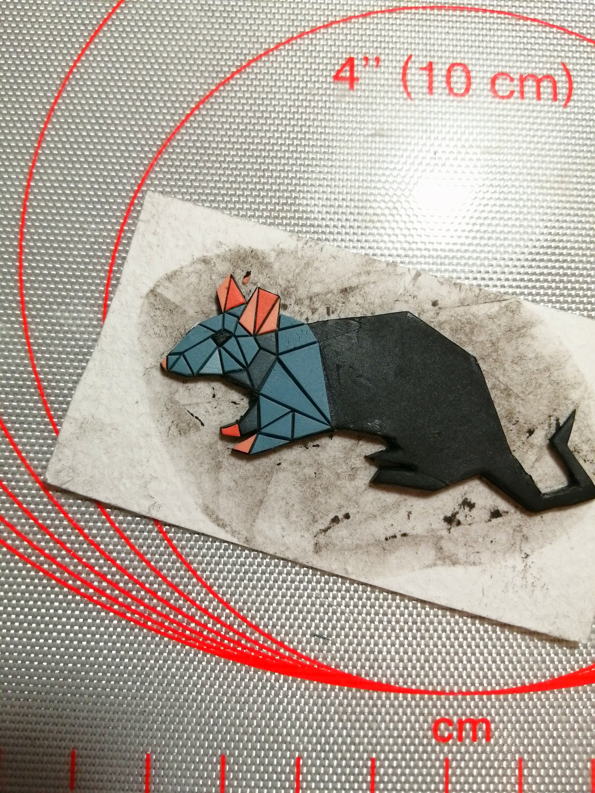 Symbol of the year - My, Rat, Needlework with process, Symbol of the year, Polymer clay, With your own hands, Longpost