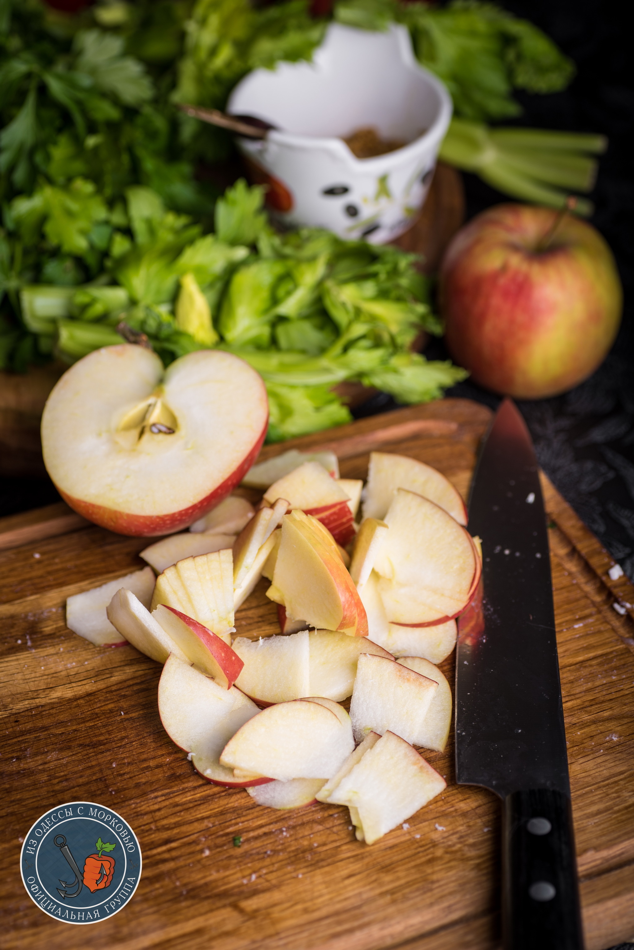 Waldorf salad. For the soul and more - My, From Odessa with carrots, Recipe, Cooking, Food, The photo, Salad, New Year, Longpost