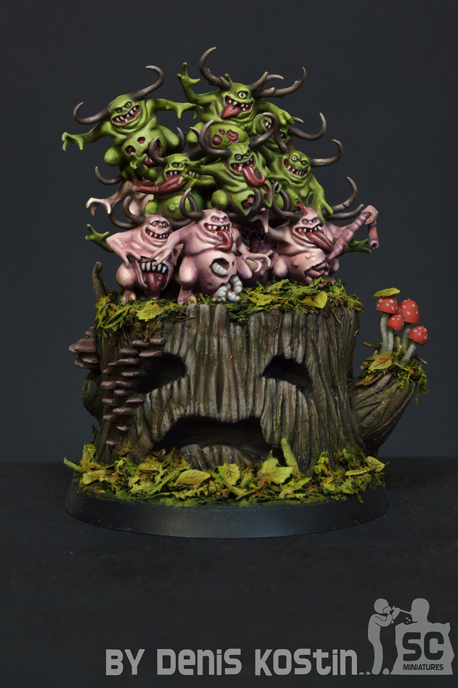 Nurgliks - My, Warhammer 40k, Warhammer: age of sigmar, Nurgle, Miniature, Painting, Longpost