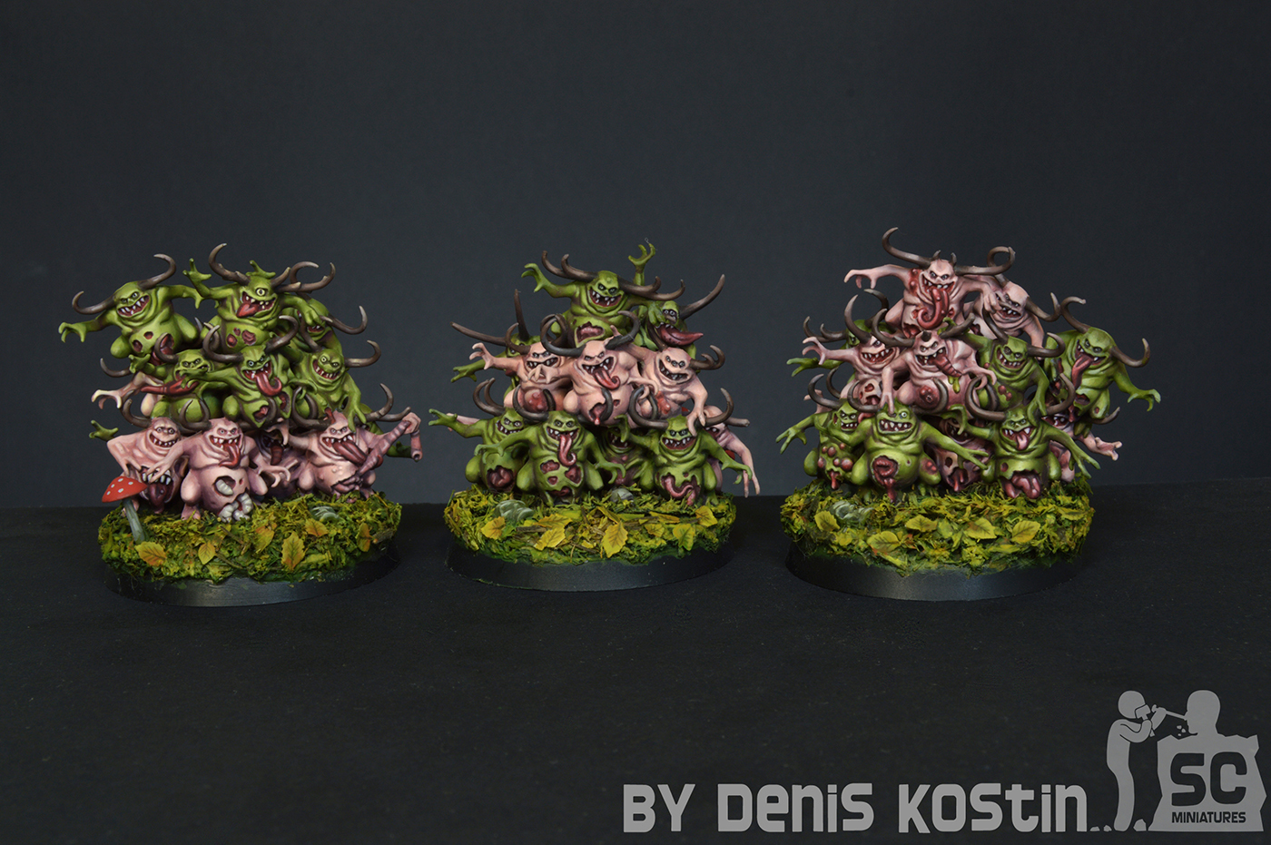 Nurgliks - My, Warhammer 40k, Warhammer: age of sigmar, Nurgle, Miniature, Painting, Longpost