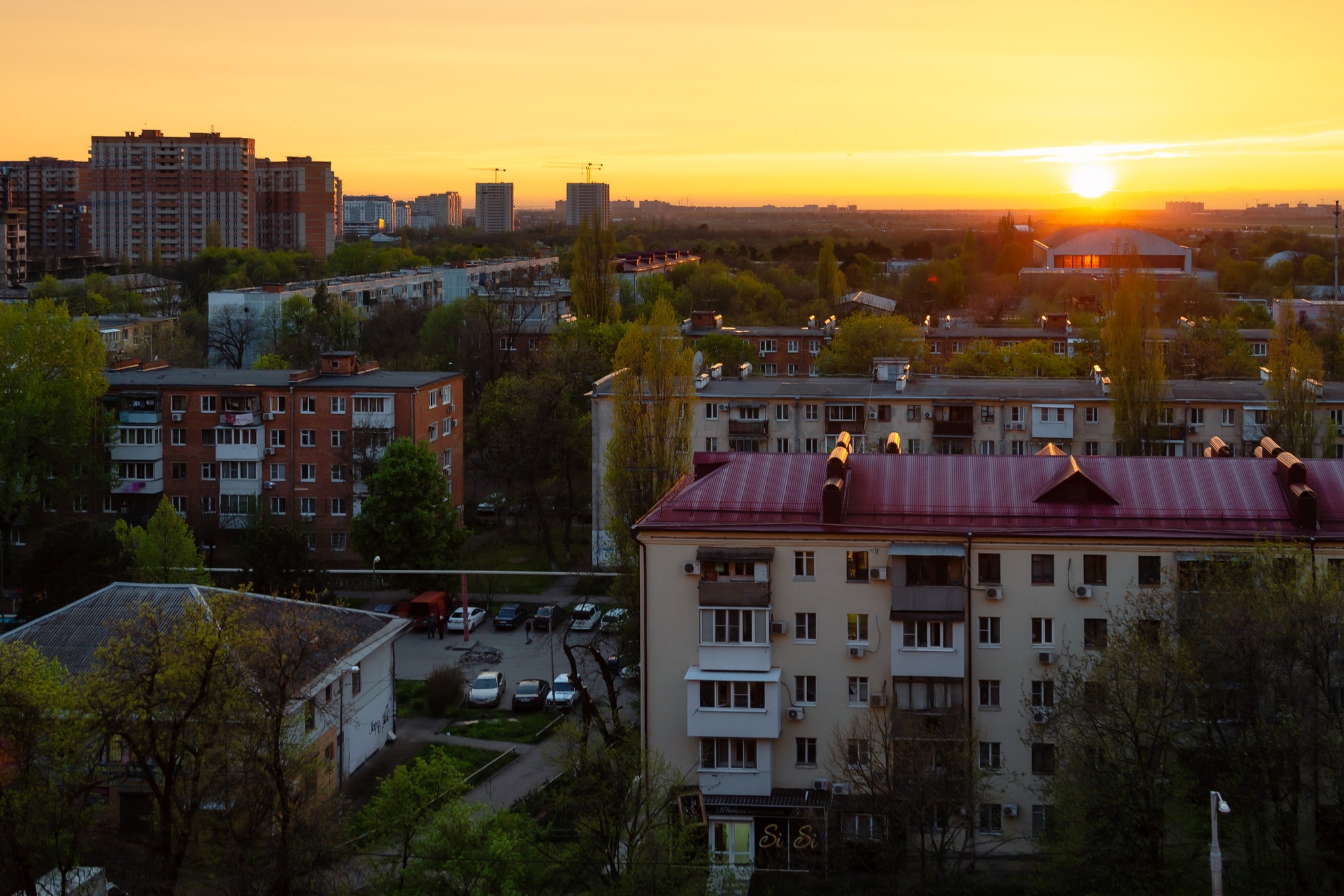 Bird's-eye - My, The photo, Town, Street photography, View from above, Krasnodar, Longpost, Tywed