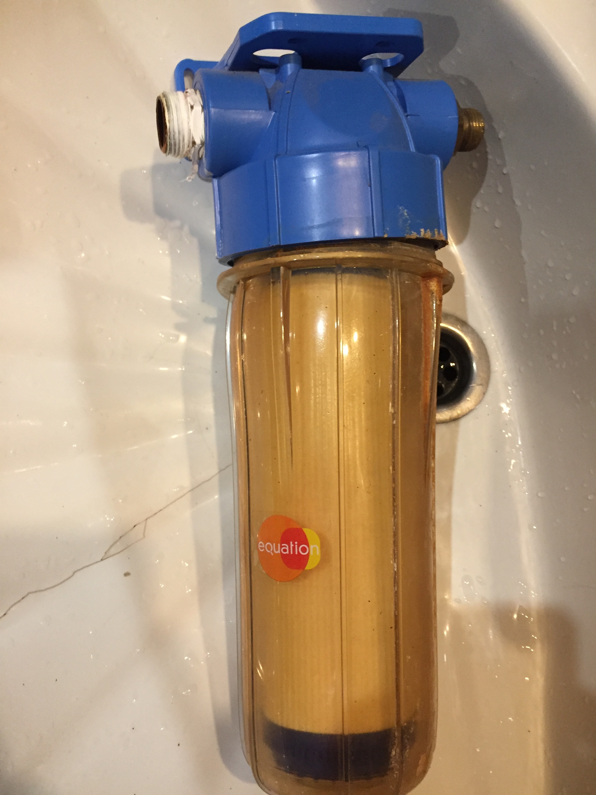 Cold water filter - My, Water filter, Crash, Потоп, Longpost