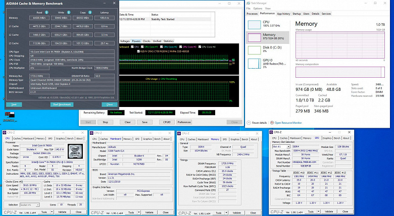 An enthusiast was able to get 1 TB of RAM working in a board based on the X299 chipset - Computer, RAM, Iron