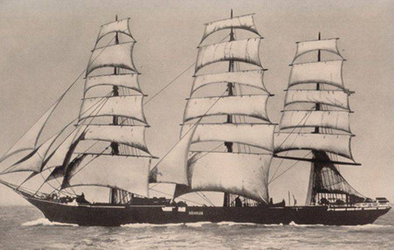 Sailing raider Seeadler - History (science), World War I, Longpost